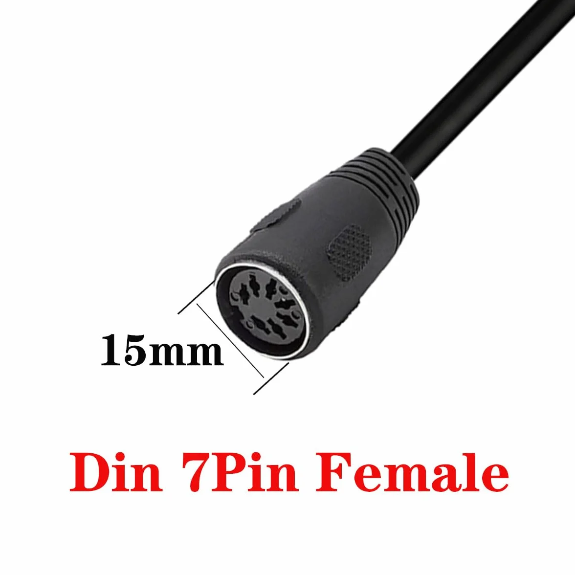 7-pinowy kabel DIN, Midi 7-pinowy Din męski do żeński, interfejs kontrolera, kabel audio do Bang & Olufsen, Naim, Quad Stereo (1,5 metra)