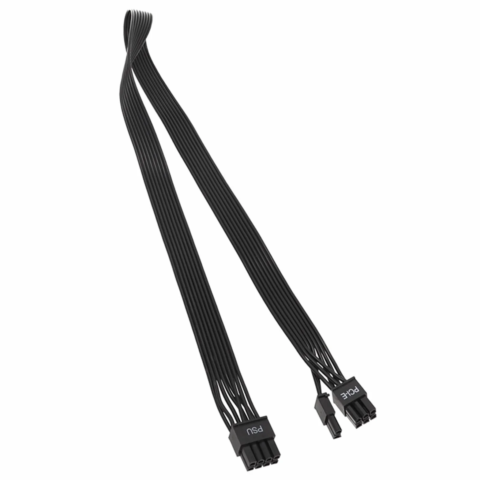 PCIE kabel zasilający, 8-pinowy kabel zasilający GPU, 8-biegunowa wtyczka ATX na 6+2 PCIE, kabel 60 cm, kabel do kart graficznych, linia modułu karty graficznej, nadaje się do podłączenia zasilacza i