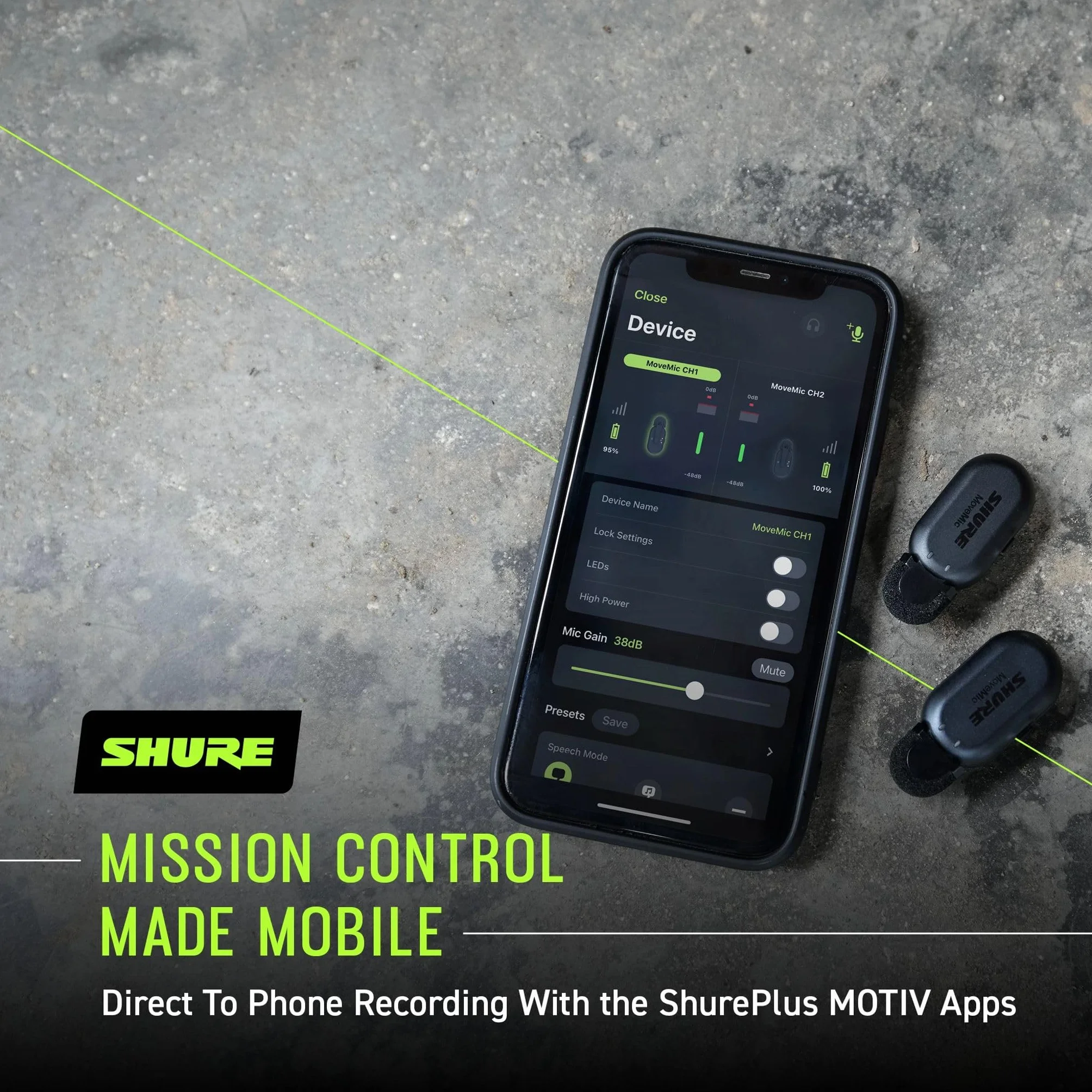 Shure MoveMic One (MV-ONE-Z6) Mikrofon