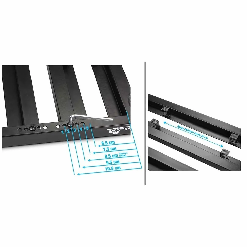 Palmer MI PEDALBAY 40 zmiennych pedałów z wyściełaną torbą 45 cm