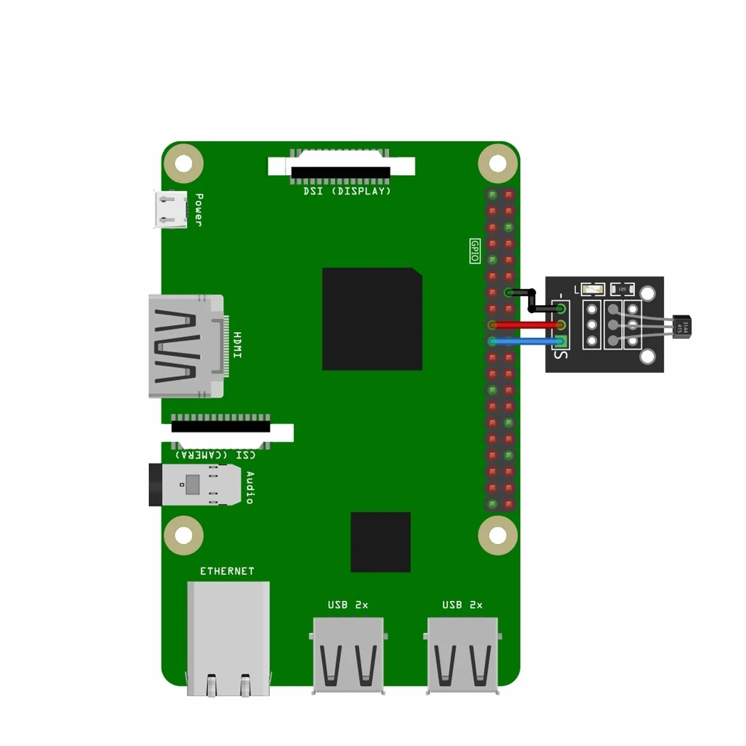 5 szt. Hall Effect KY-003 magnetyczny modu? czujnika DC 5 V do Arduino PIC AVR Smart Cars