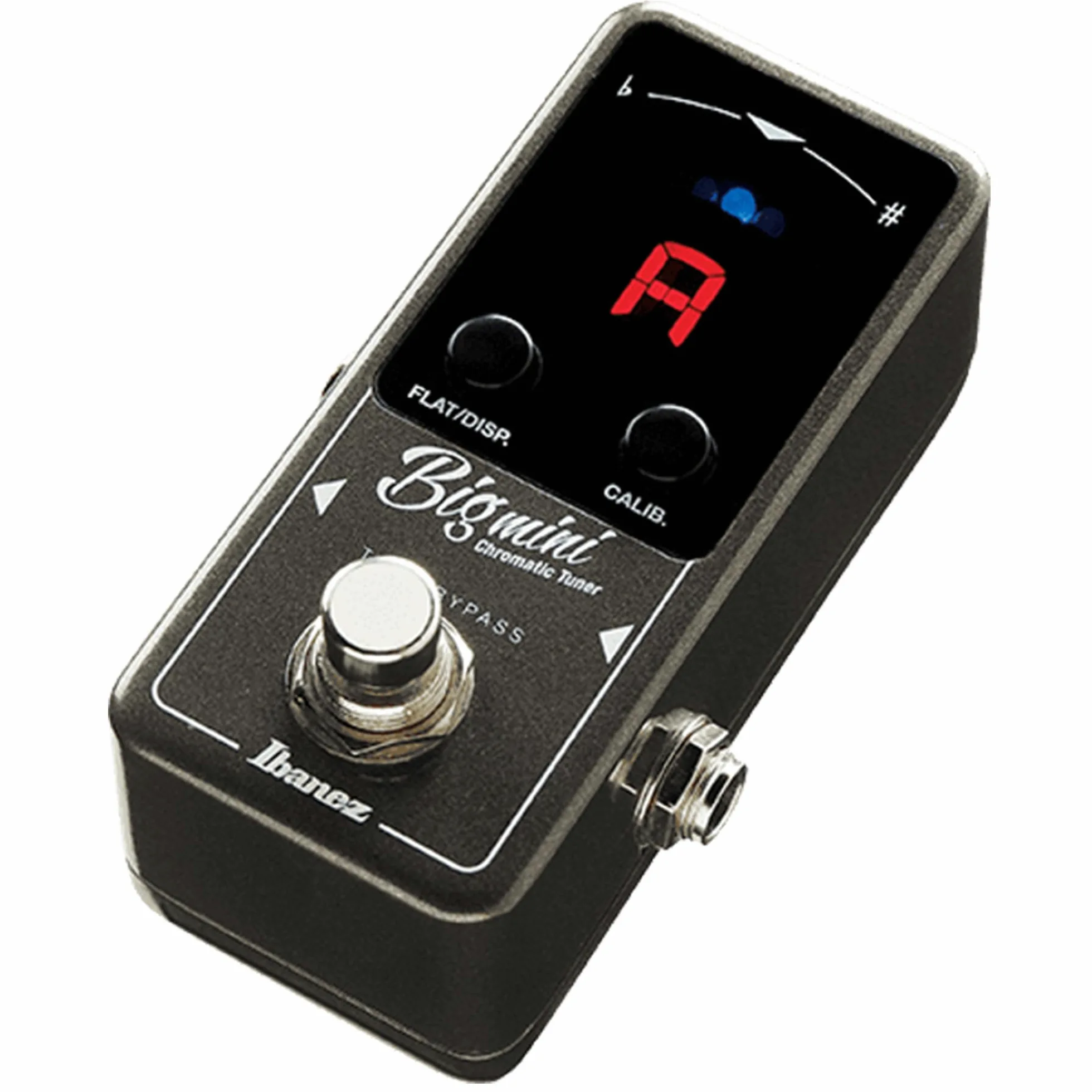 Ibanez BIGMINI Tuner do gitary chromatycznej/basowej, szary