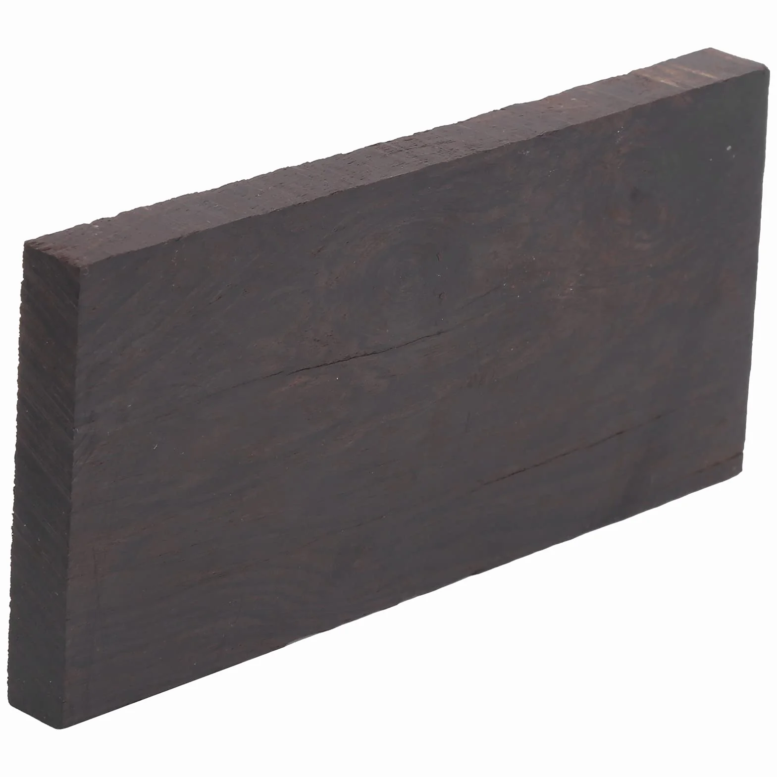 Eujgoov czarny heban drewno puste DIY Craft drewniany uchwyt akcesoria do instrumentów muzycznych (120 * 60 * 10mm)