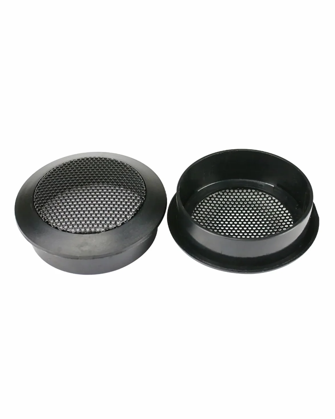 MXDDWLKJ Grille głośników samochodowych 2 szt. 5-calowe etui na głośnik 56 mm samochodowy głośnik wysokotonowy siatka pokrywa części naprawcze do samochodu wysokie głośniki audio osłona głośnika
