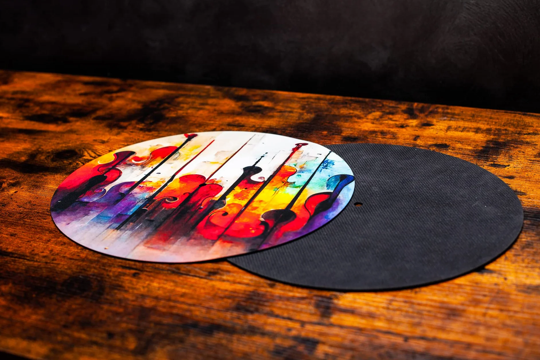 Slipmat - mata do gramofonu z gumy Finesse Instruments - mata do gramofonu 30,5 cm (12')