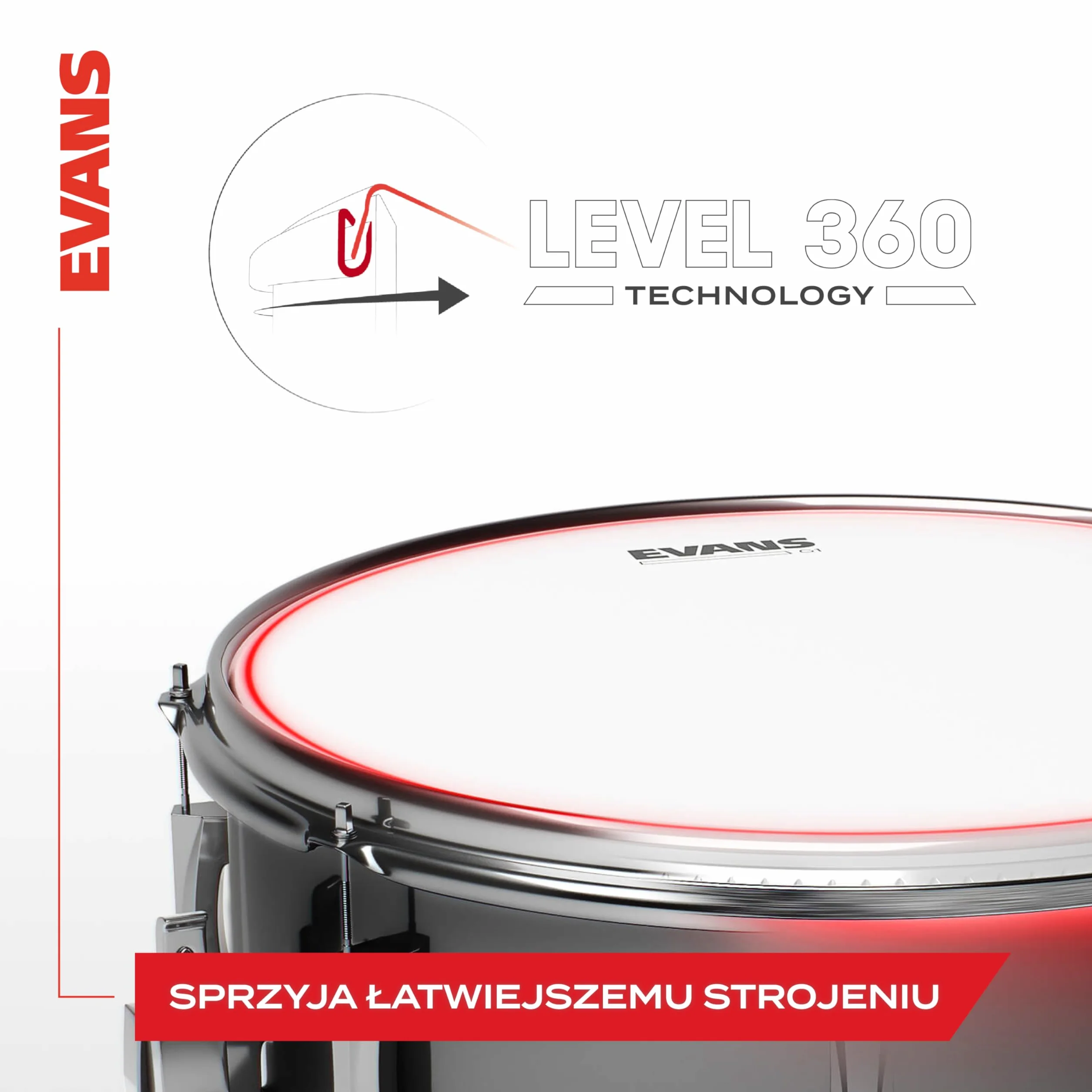 Evans G2 Coated 16", B16G2, Tom Batter - Głowica Tom