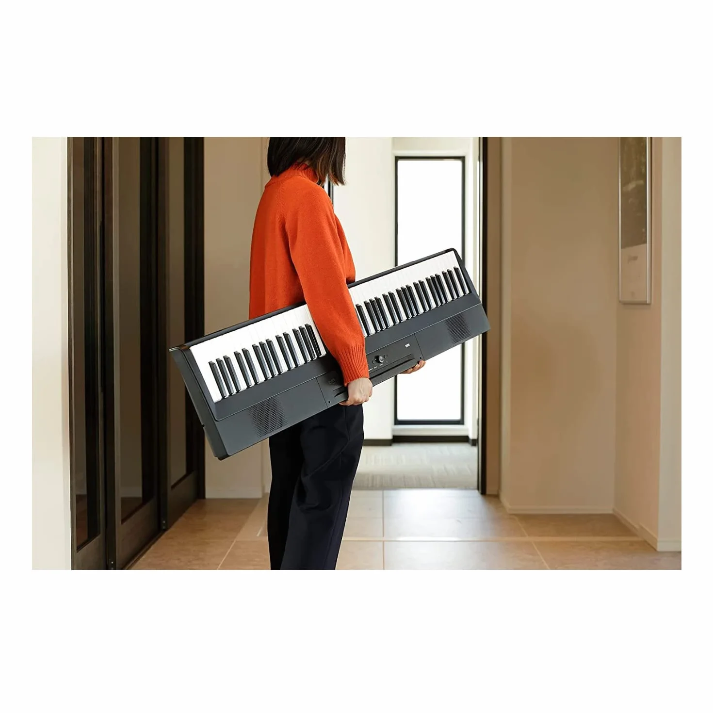 KORG Liano L1 Przenośny fortepian cyfrowy z klawiaturą Premium Soft Touch czarny