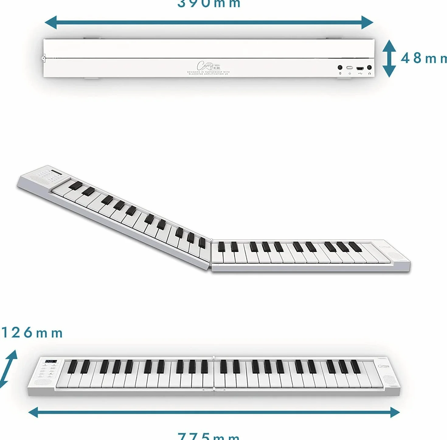 Blackstar FP-49 Touch 49 Key Touch Sensitive cyfrowy fortepian USB MIDI Controller z akumulatorem