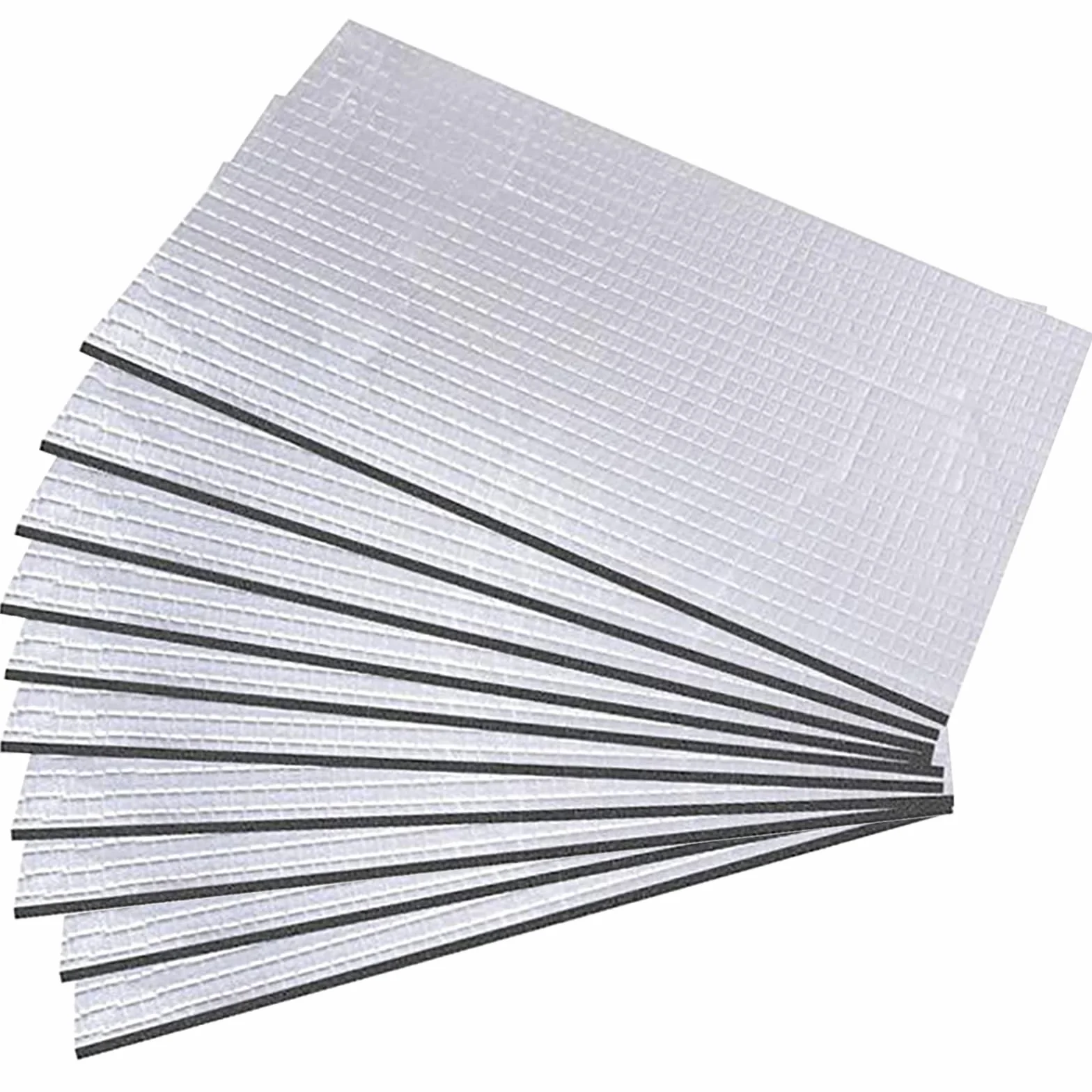 MIGIFTDY Mata izolacyjna do samochodu, mata wygłuszająca 5 mm, mata izolacyjna z aluminium butylowego, samoprzylepna, ochrona przed hałasem, izolacja akustyczna i antywibracyjna