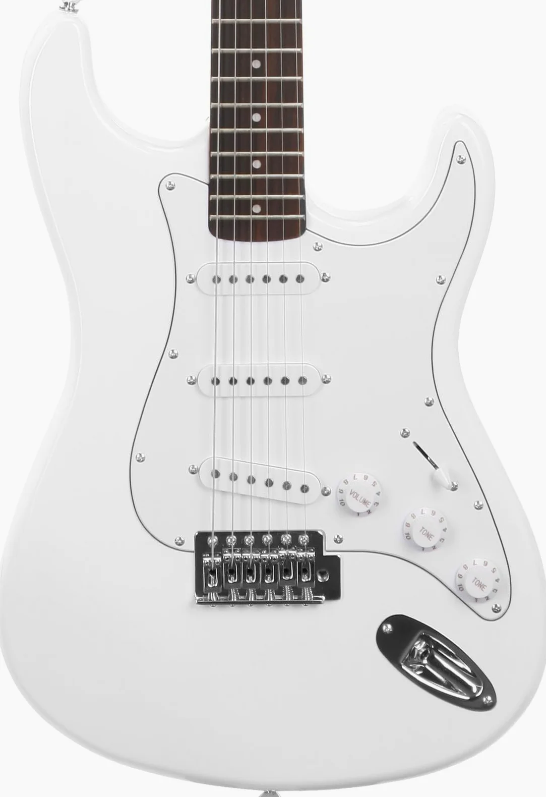 Rocktile 15098 Sphere Classic Gitara Elektryczna, Biały, 21 Progów