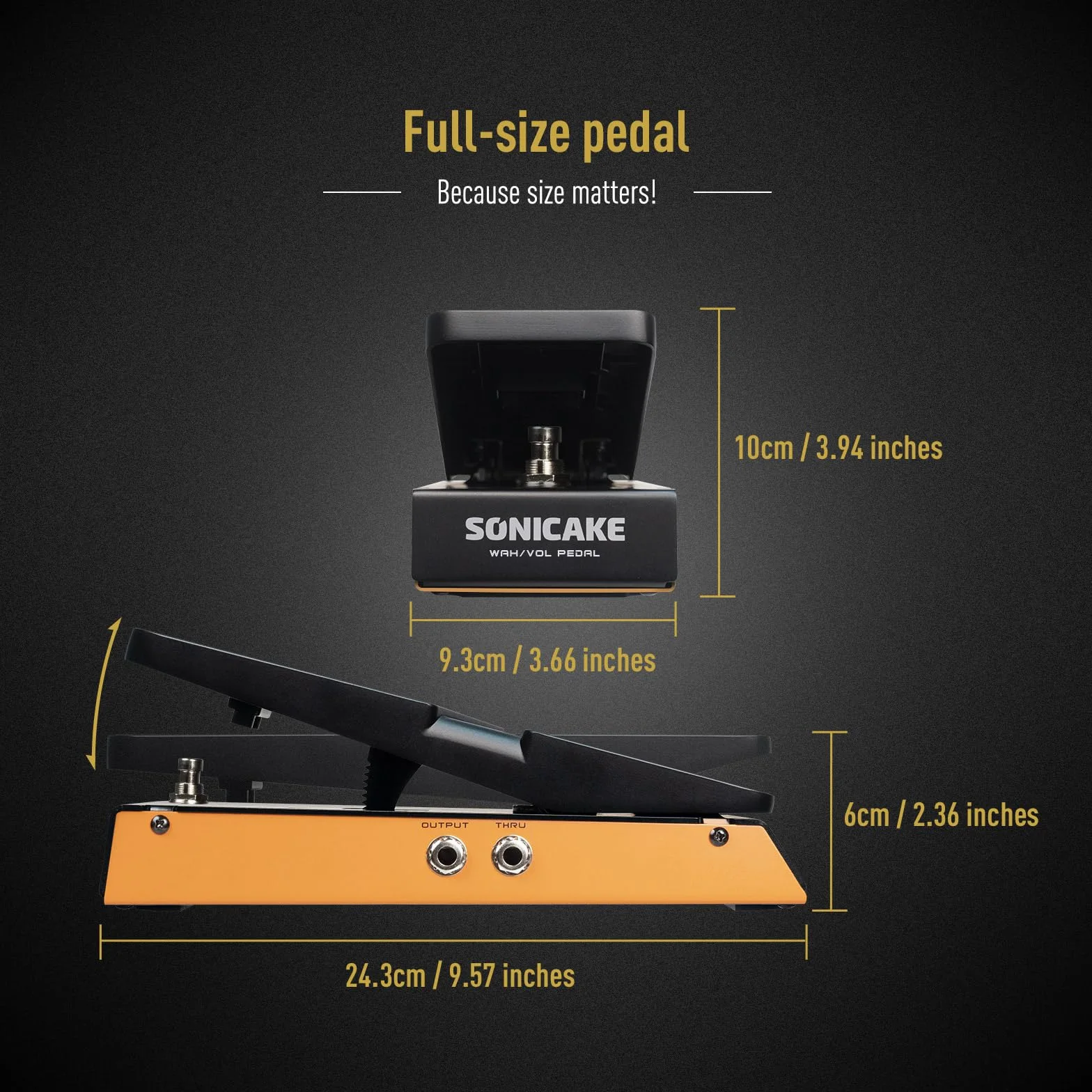 SONICAKE Wah & Volume 2 w 1 Combo efektów gitarowych FlipWah