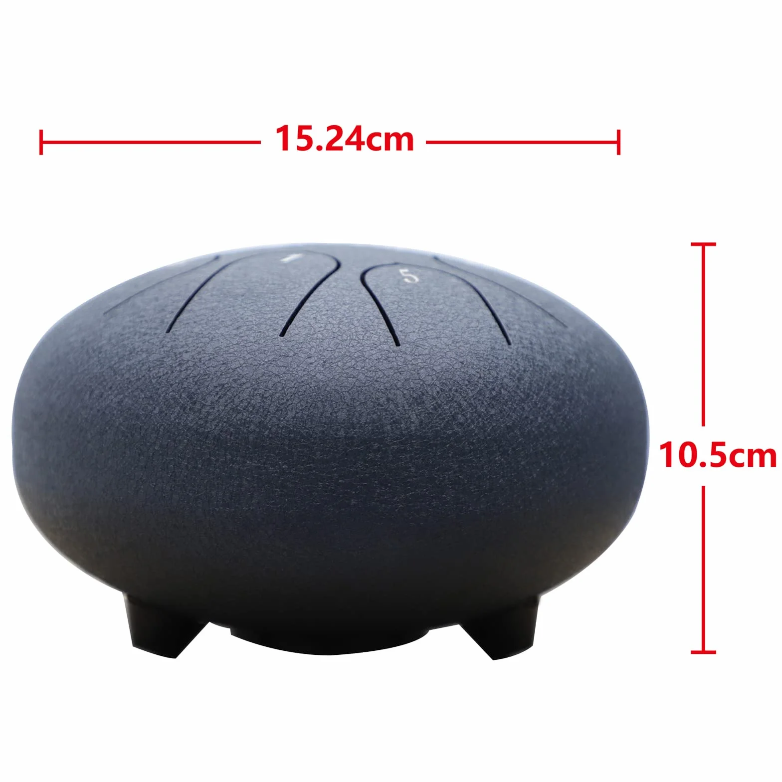Rayzm Stalowy bęben językowy 15 cm 8 nut skala diatoniczna C-Key instrument perkusyjny