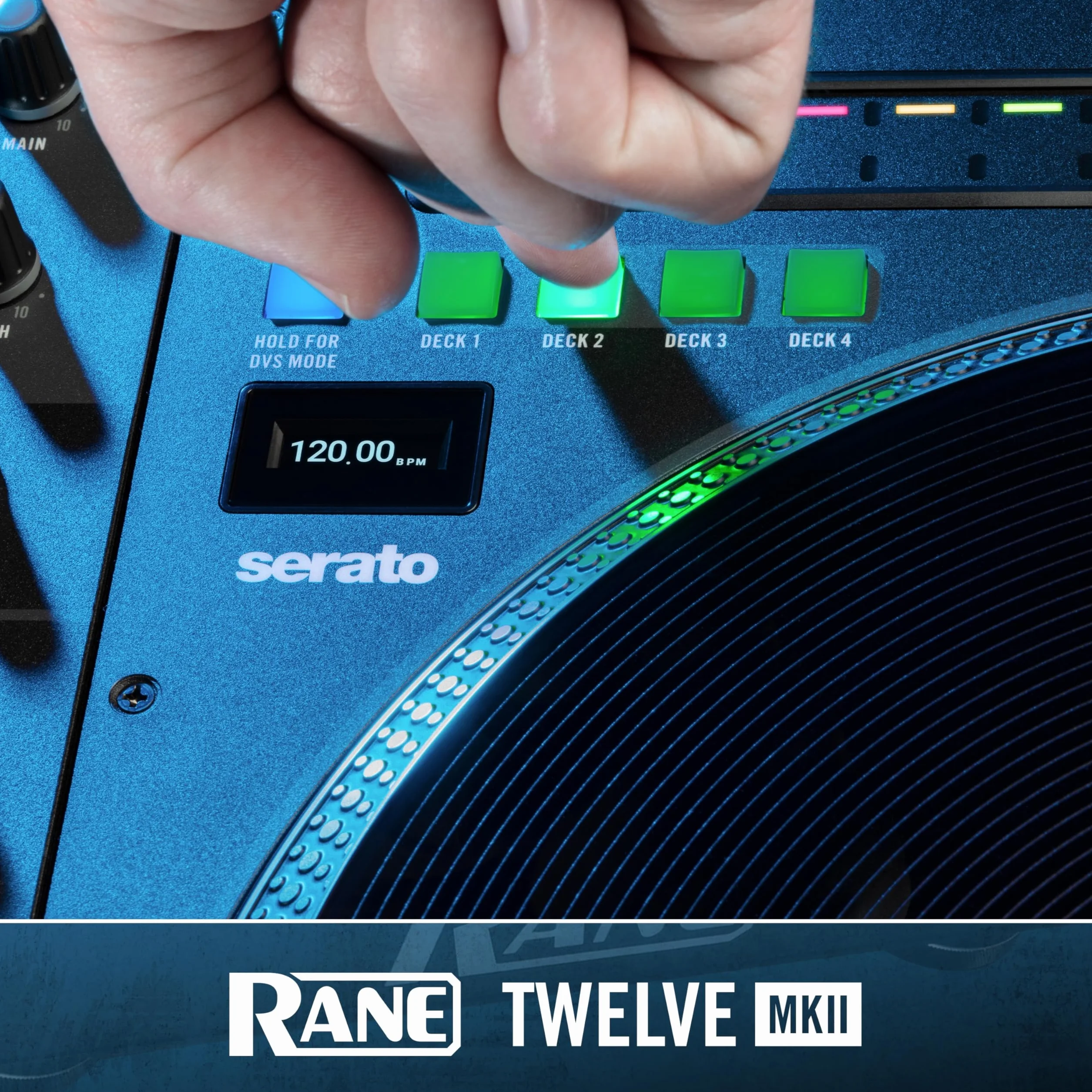 RANE TWELVE MKII Kontroler MIDI Dla DJ-ów Napędzanym Talerzem USB MIDI DVS