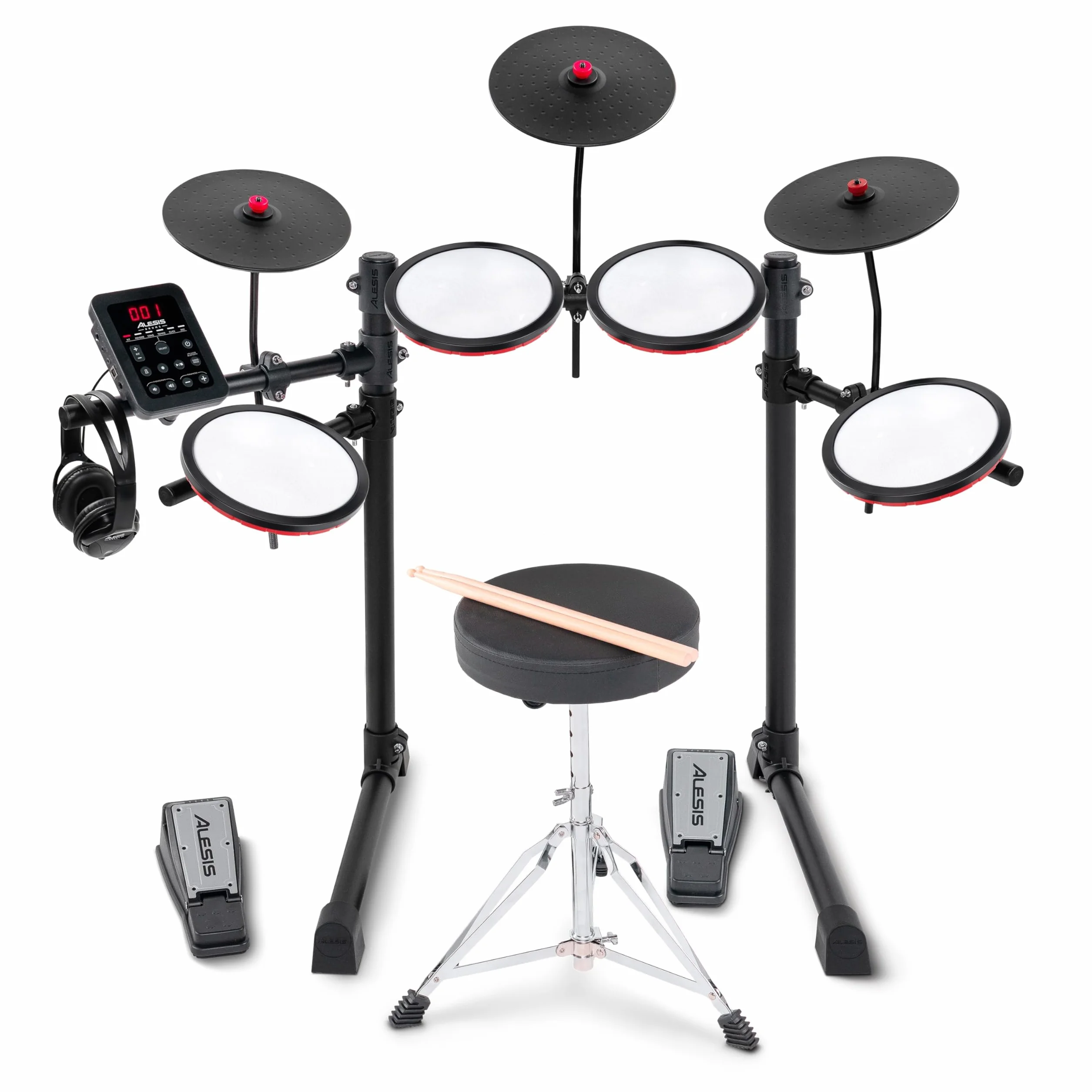 Alesis Turbo Max Składana perkusja elektroniczna 8" ciche pady siatkowe Bluetooth