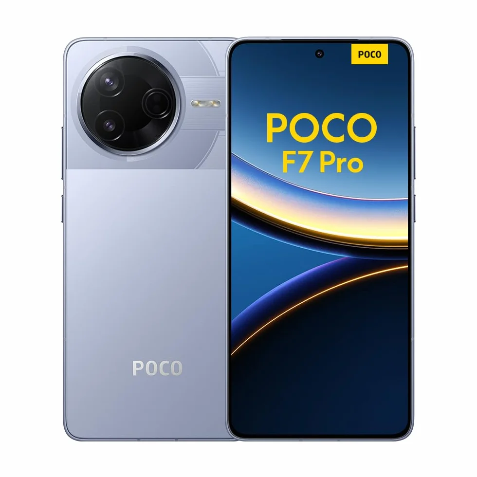 POCO F7 Pro Smartfon, 12+256, niebieski, bateria 6000mAh, 90W HyperCharge, Xiaomi HyperAI