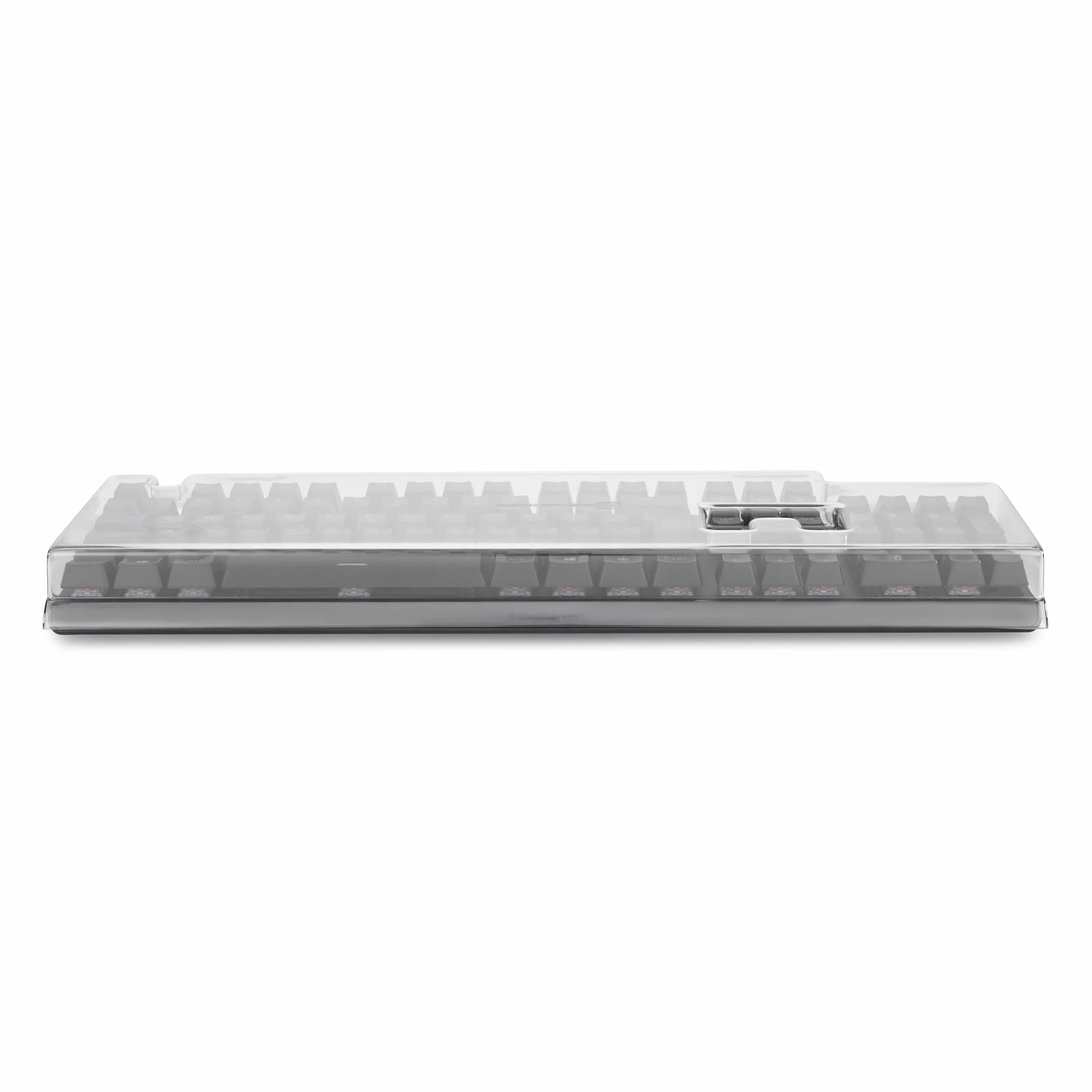 Decksaver Pokrowiec na klawiaturę serii SteelSeries Apex 7 i Apex Pro - Etui ochronne Smoke/Transparent Made in UK