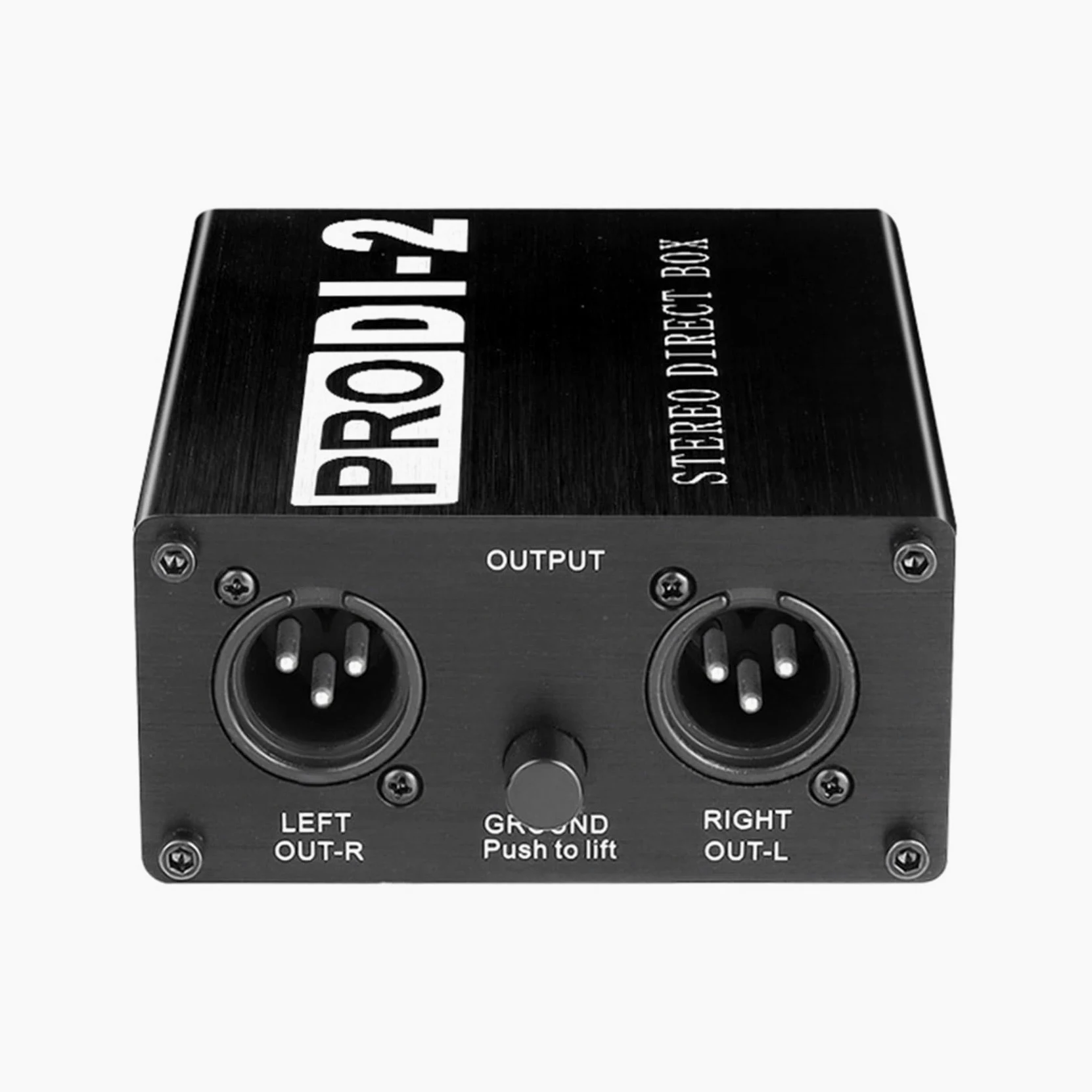 2X ProDI-2 bezpośrednie pole pasywne stereo Audio DI Box Direct Injection Box Niski Hałas gitara basowa DI 2-kanałowy konwerter audio
