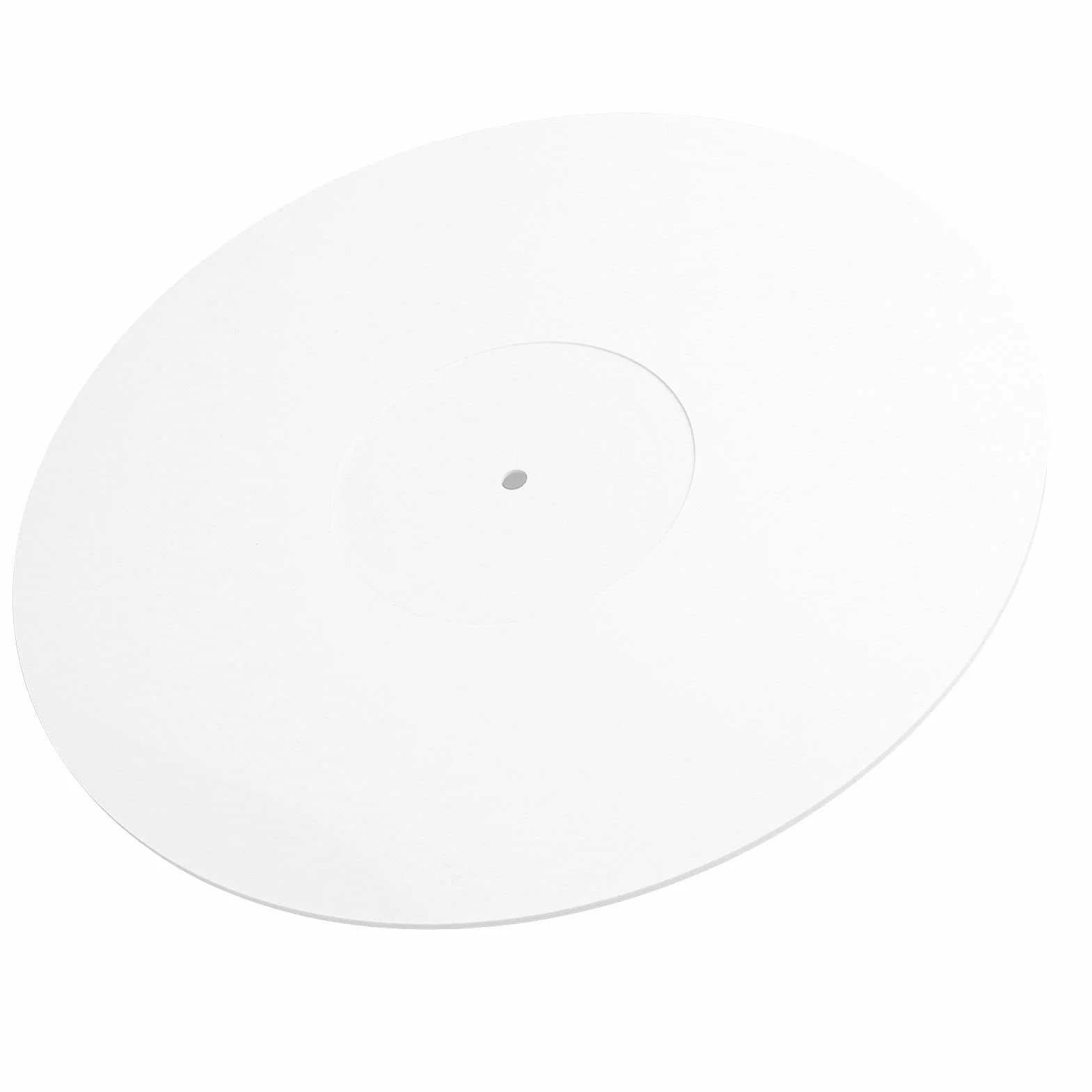 12-calowy Talerz Akrylowy, Mata Akrylowa LP Slipmat, Biała Mata Gramofonowa, do Gramofonów LP Vinyl