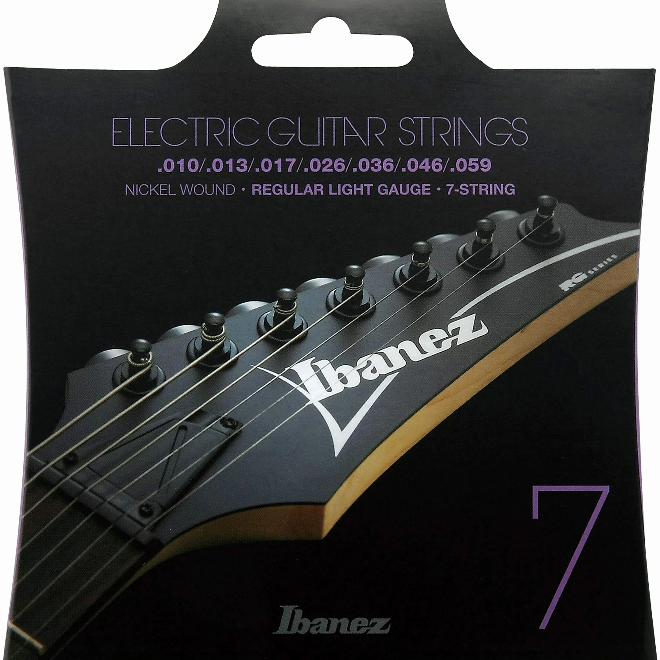 Ibanez IEGS71 7-strunowe struny do gitary elektrycznej - Regular Light Gauge