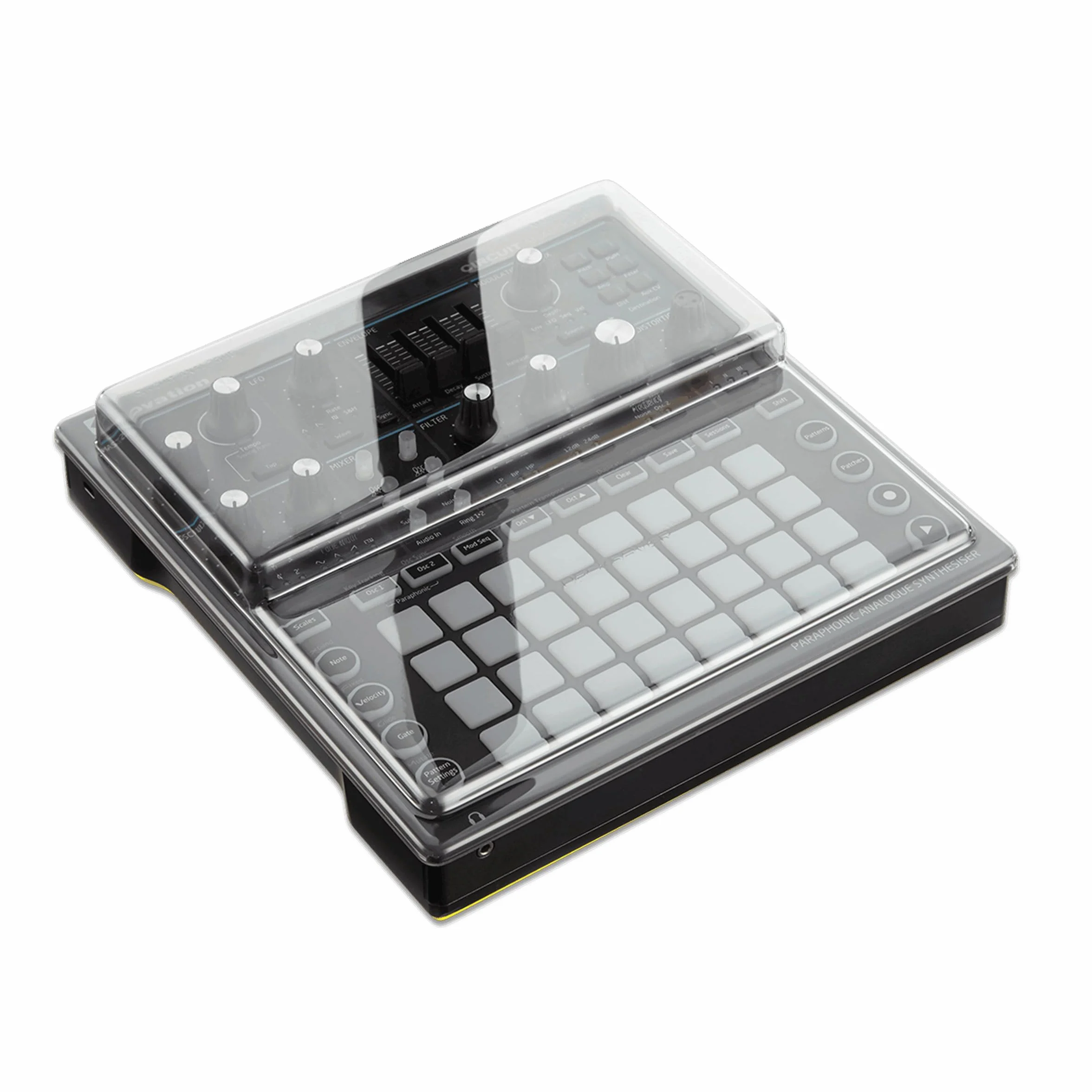 Decksaver DS-PC-CIRCUITMONO osłona z poliwęglanu do obwodów nowacji mono stacji analogowej syntezator