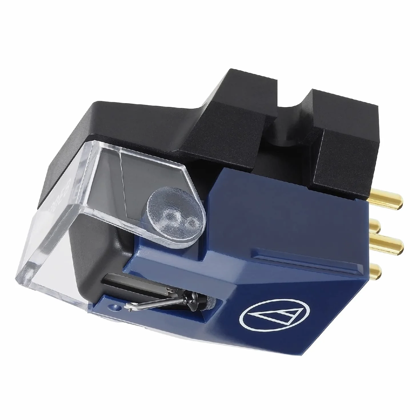 Audio Technica VM520EB Dual Moving Magnet Phono Cartridge with Elliptical Stylus Black Blue