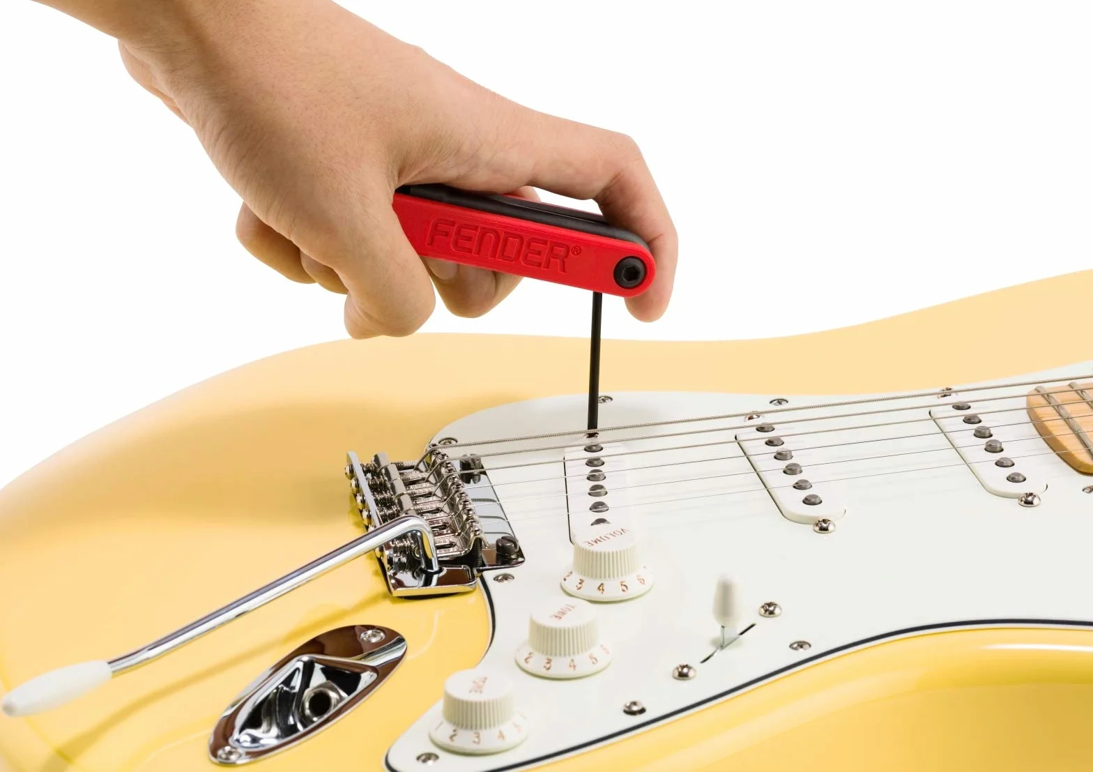 Fender Wielofunkcyjne narzędzie do gitary i basu, 14 w 1, czerwone