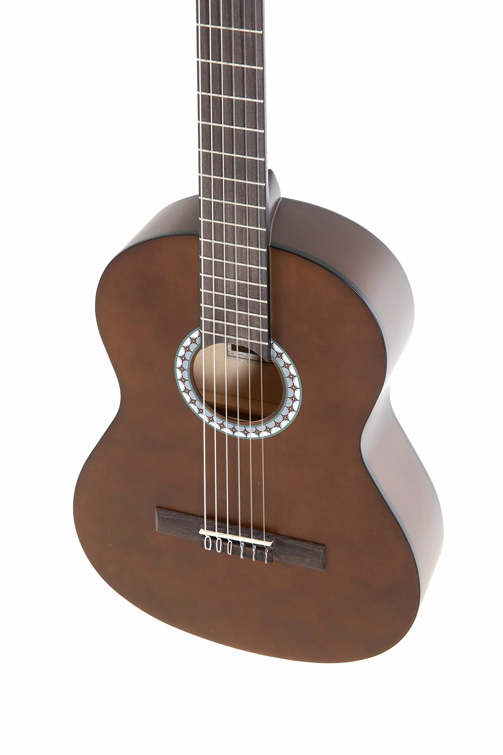 GEWA gitara klasyczna Basic 3/4, korpus lipa, podstrunnica drewno pakkaholz, chromowane maszynki, kolor orzechowy