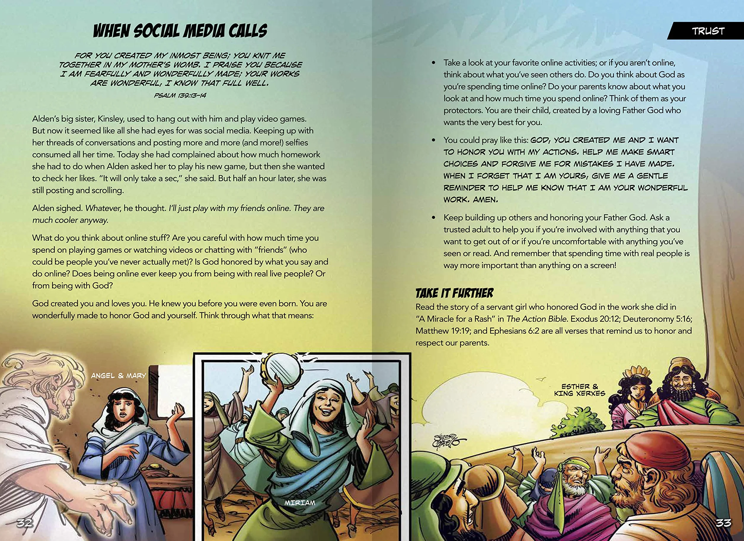 The Action Bible Anytime Devotions: 90 Ways to Help Kids Connect with God Anytime, Anywhere: 1