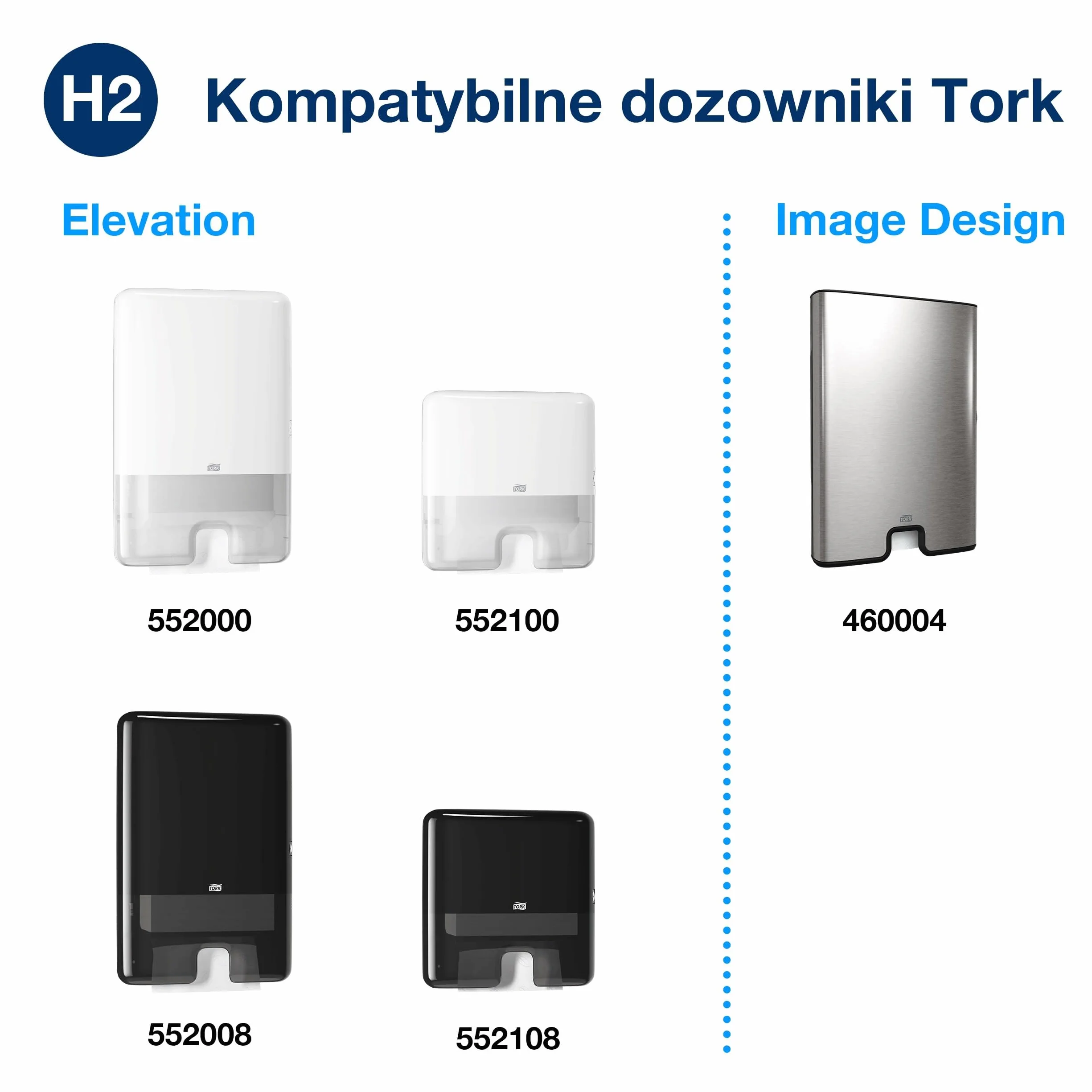 Tork Xpress Miękkie, Składane Ręczniki do Rąk, Białe, H2, Zaawansowane, 2-Warstwowe, Składane w M, Duże, 6 x 200 Arkuszy, 600454