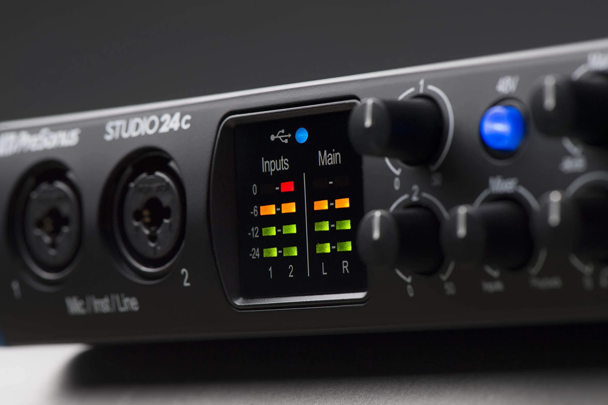 PreSonus Studio 24c Interface Audio, Czarny
