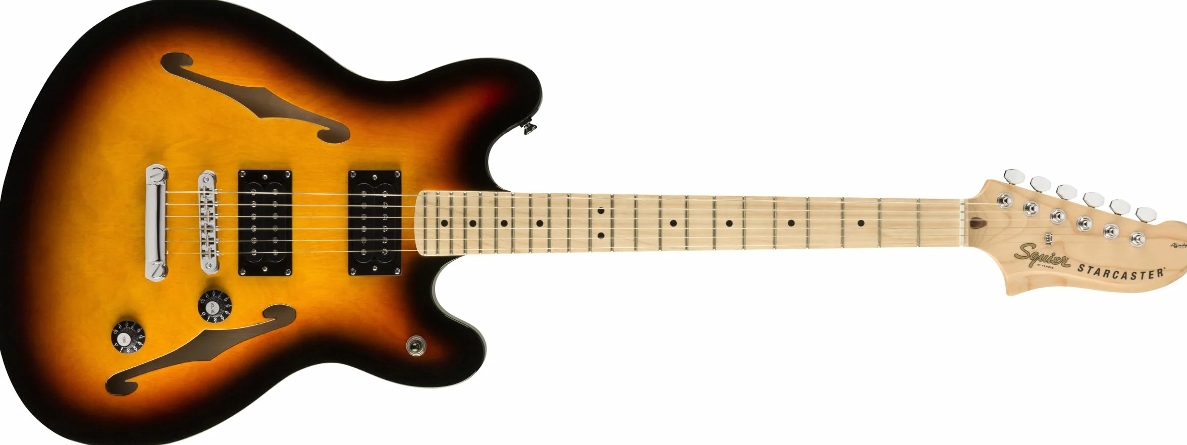 Squier Affinity Series Starcaster MN 3-Color Sunburst - Gitara półakustyczna