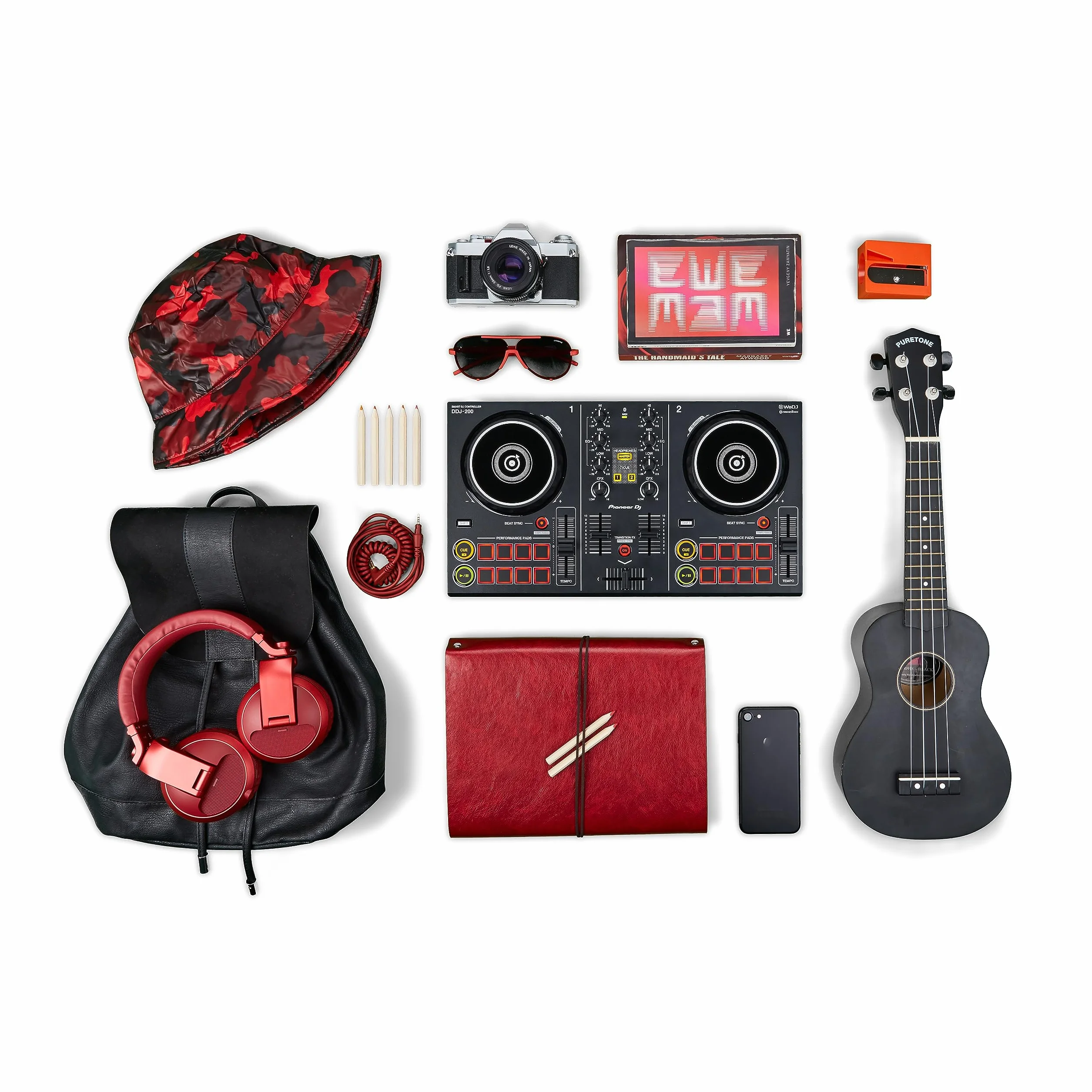 Pioneer DDJ-200 – kontroler wejścia Bluetooth dla DJ-ów ze smartfonem, czarny