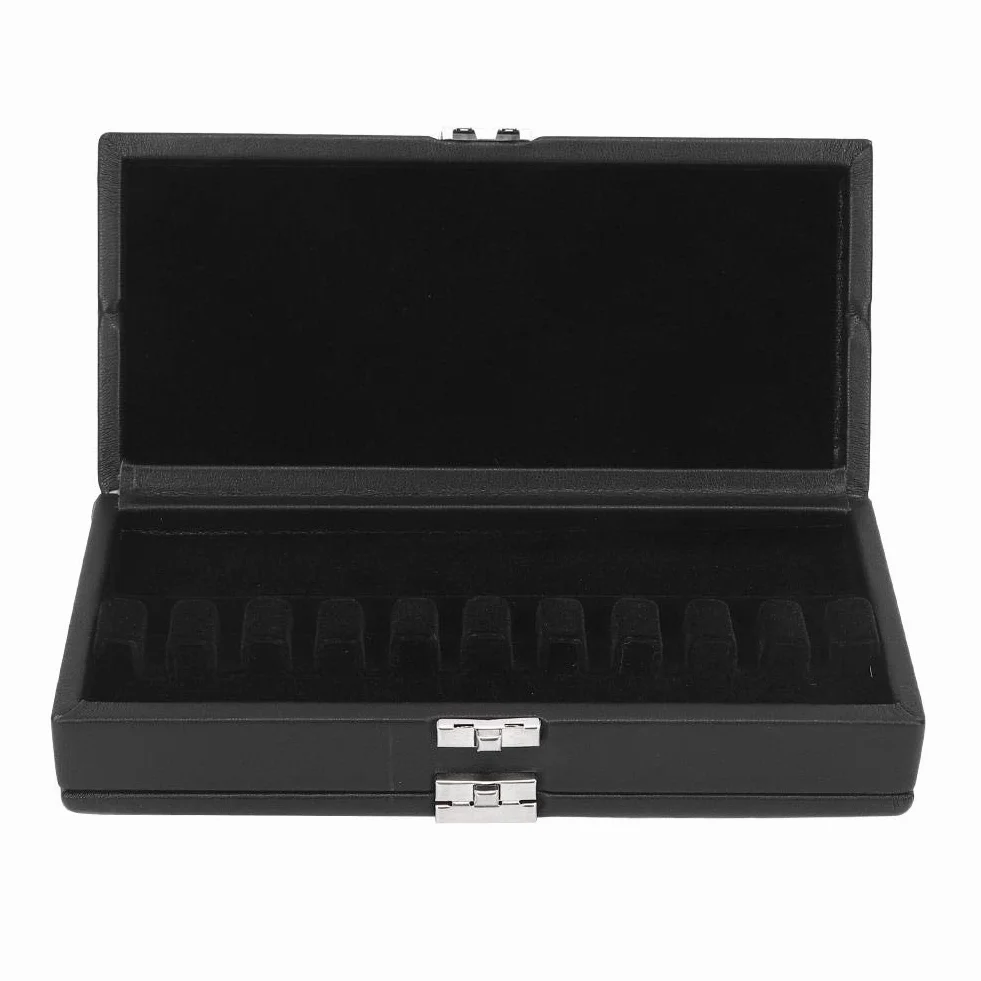Reed Case, Fagott Reed Case, ergonomiczny design czarny pogrubiony miękki otwór flanelowy mały rozmiar dla zespołów, profesjonalnych miłośników instrumentów początkujących