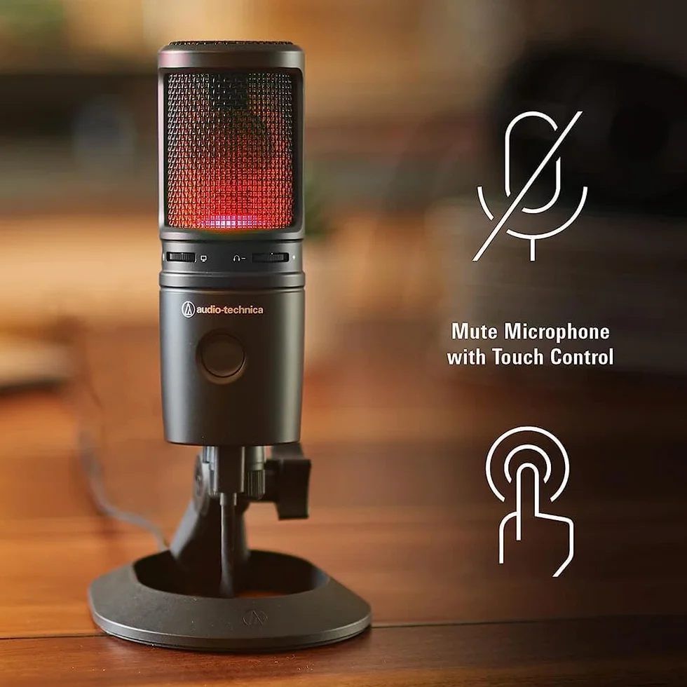 Audio-Technica AT2020USB-X Kardioidalny mikrofon pojemnościowy USB Czarny