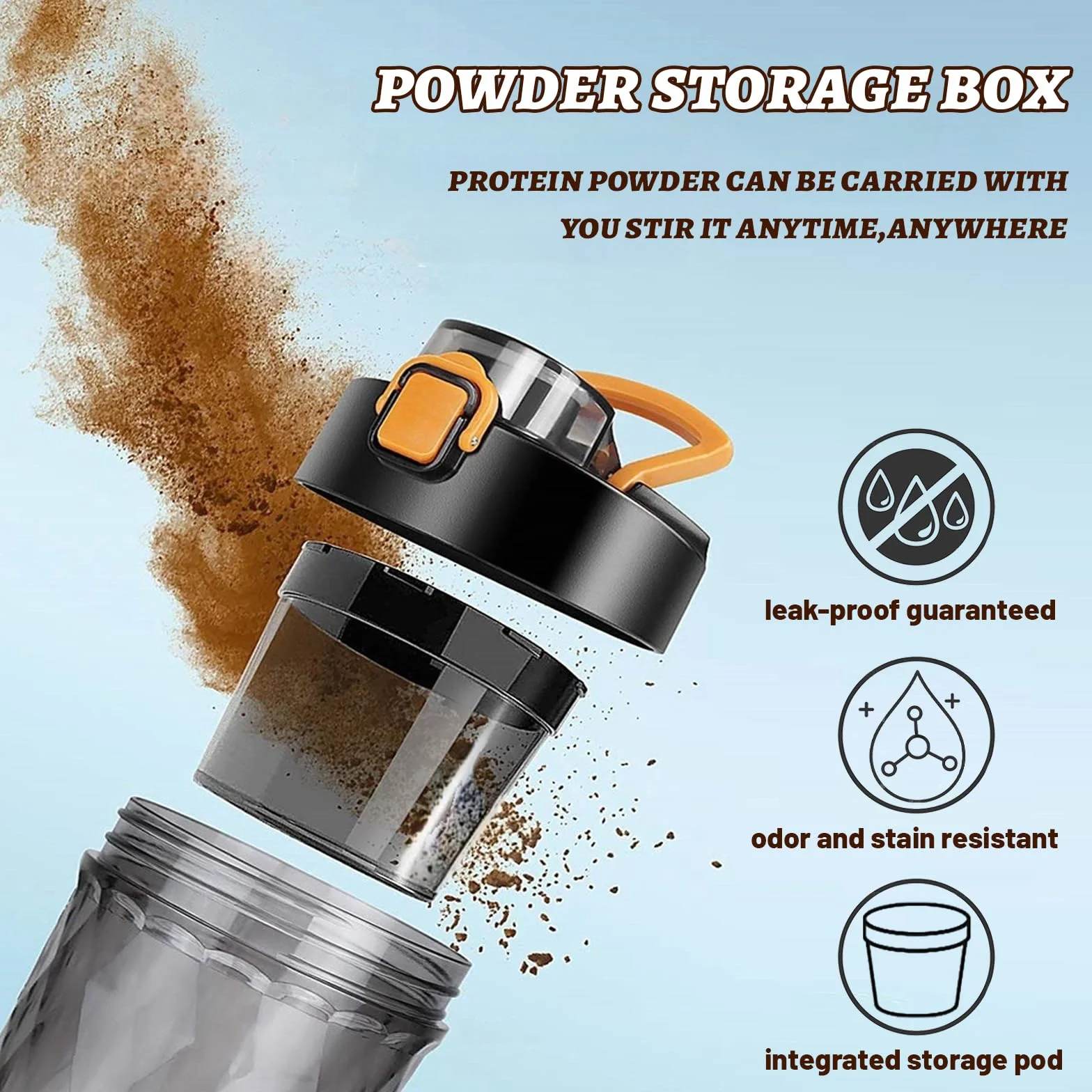 flintronic Elektryczny shaker do białek, 650 ml, elektryczny shaker do białek, automatyczny mikser do białek, ładowanie USB C, shaker do koktajli proteinowych, zamiennik posiłków, bez BPA
