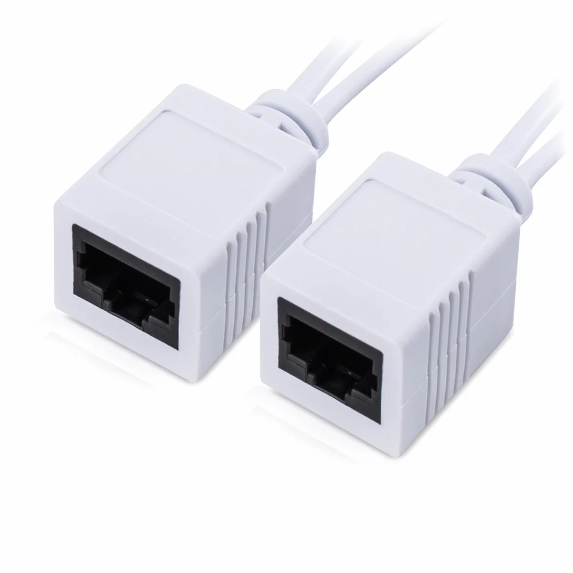 kwmobile Pasywny adapter PoE - zestaw kabli Power over Ethernet, wtryskiwacz PoE i rozdzielacz PoE z wtyczką RJ45 do kamery sieciowej