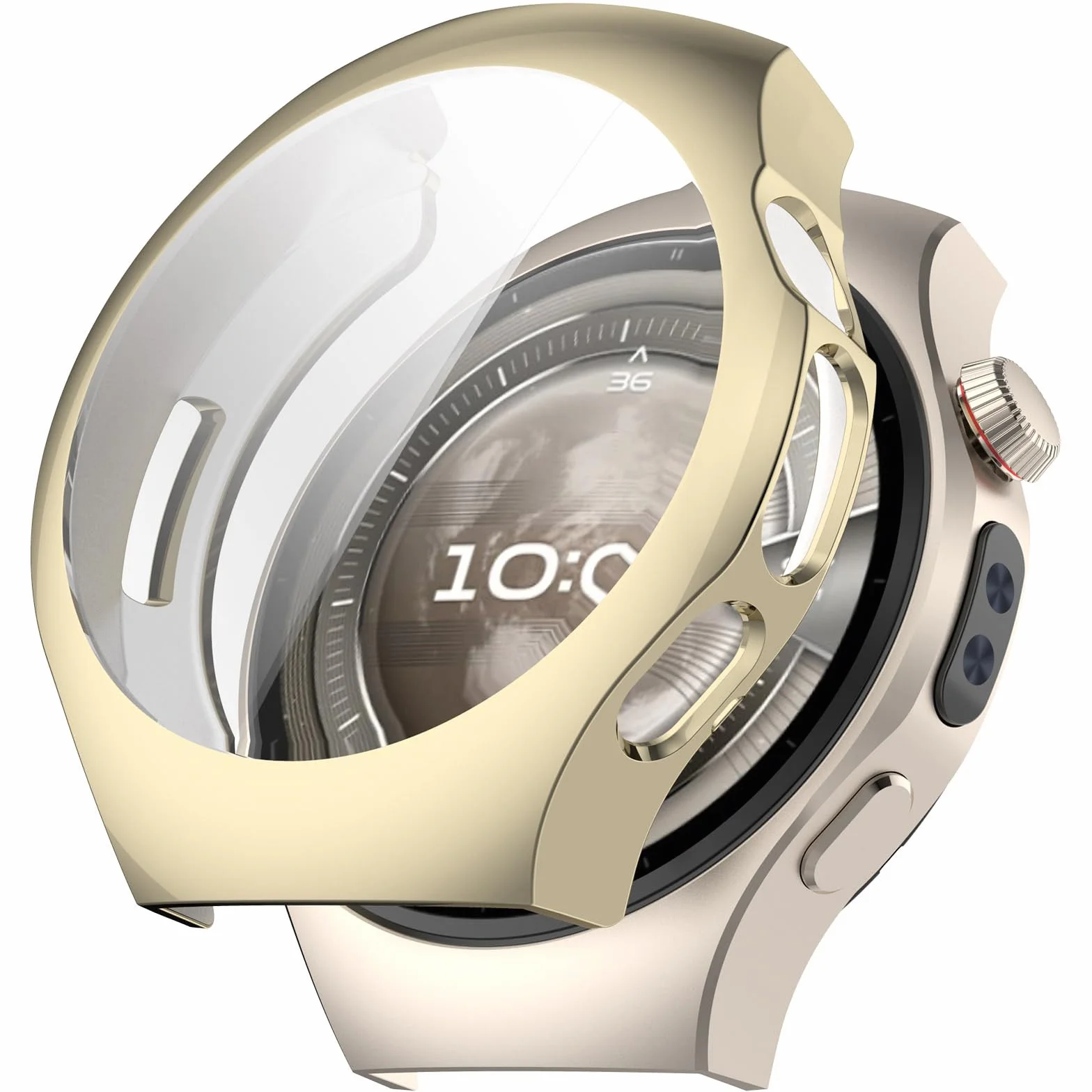 Etui na Huawei Watch 5 46 mm, Silikonowa osłona ekranu TPU, anty-rys, anty-pył, obudowa ochronna na Huawei Watch 5 46 mm