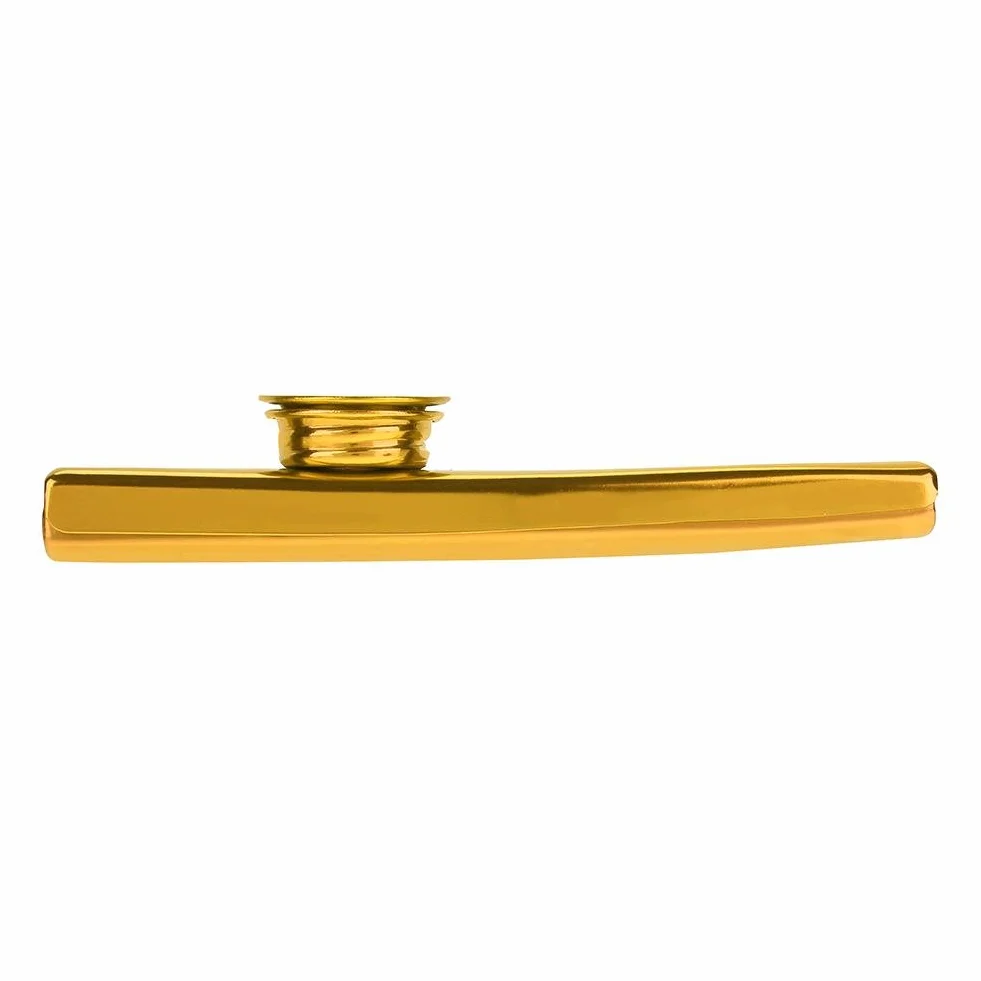Metal Kazoo Guitar Ukulele Violin Companion Accessory (Gold)