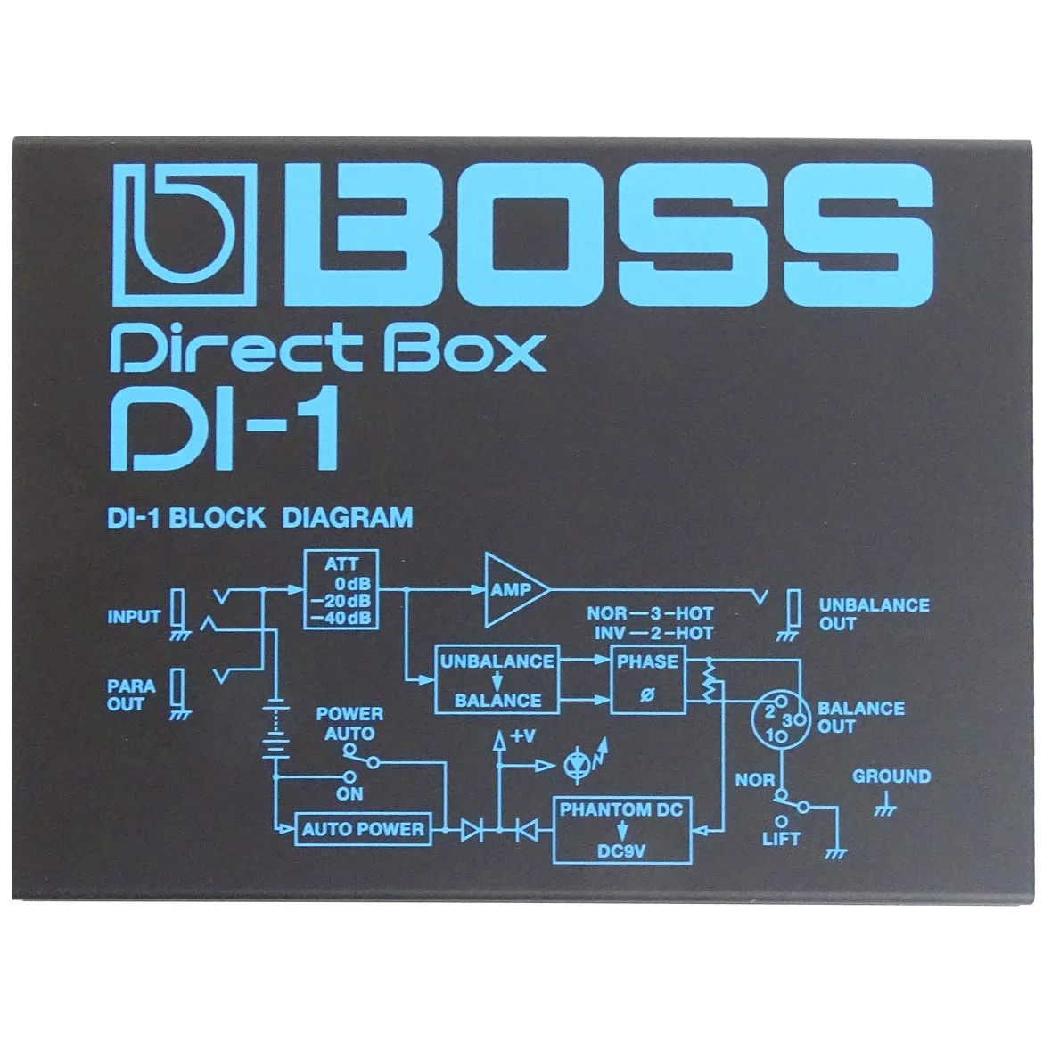 Boss DI-1 aktywne pudełko DI-Box Direct Box + kabel XLR