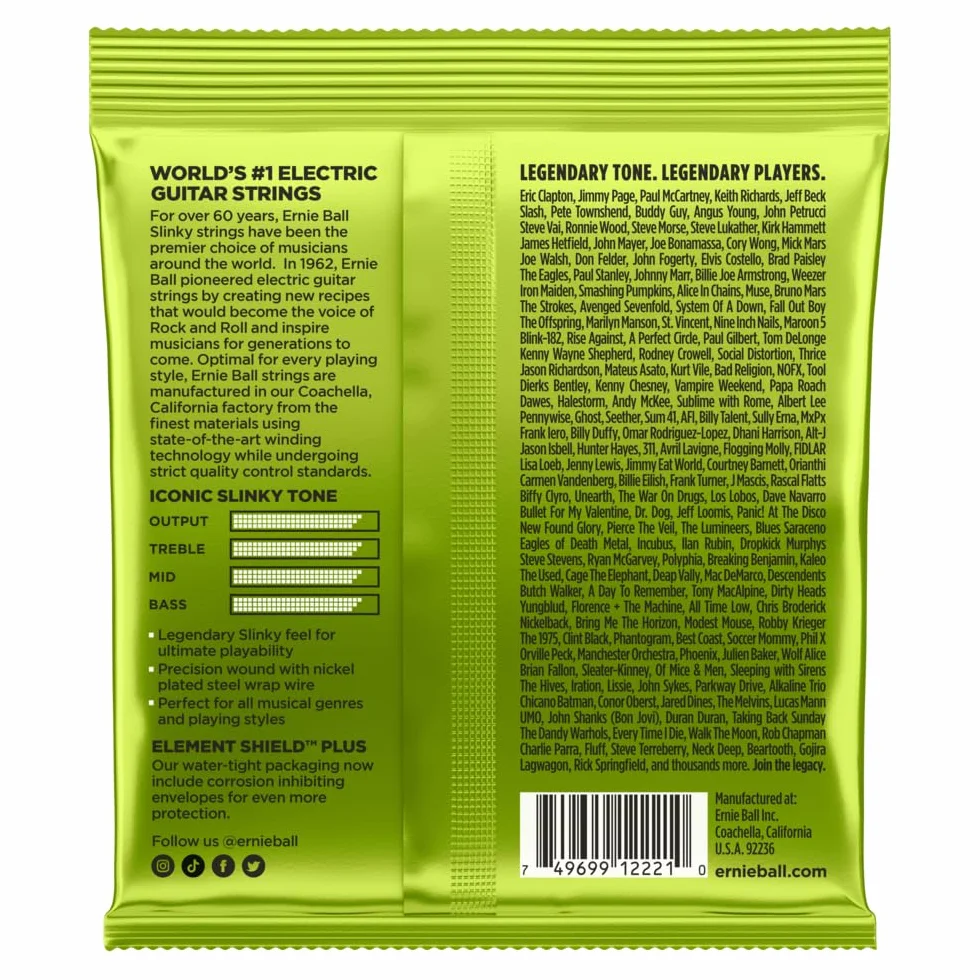 Ernie Ball Regular Slinky Struny Gitarowe, 1948-11-01 00:00:00