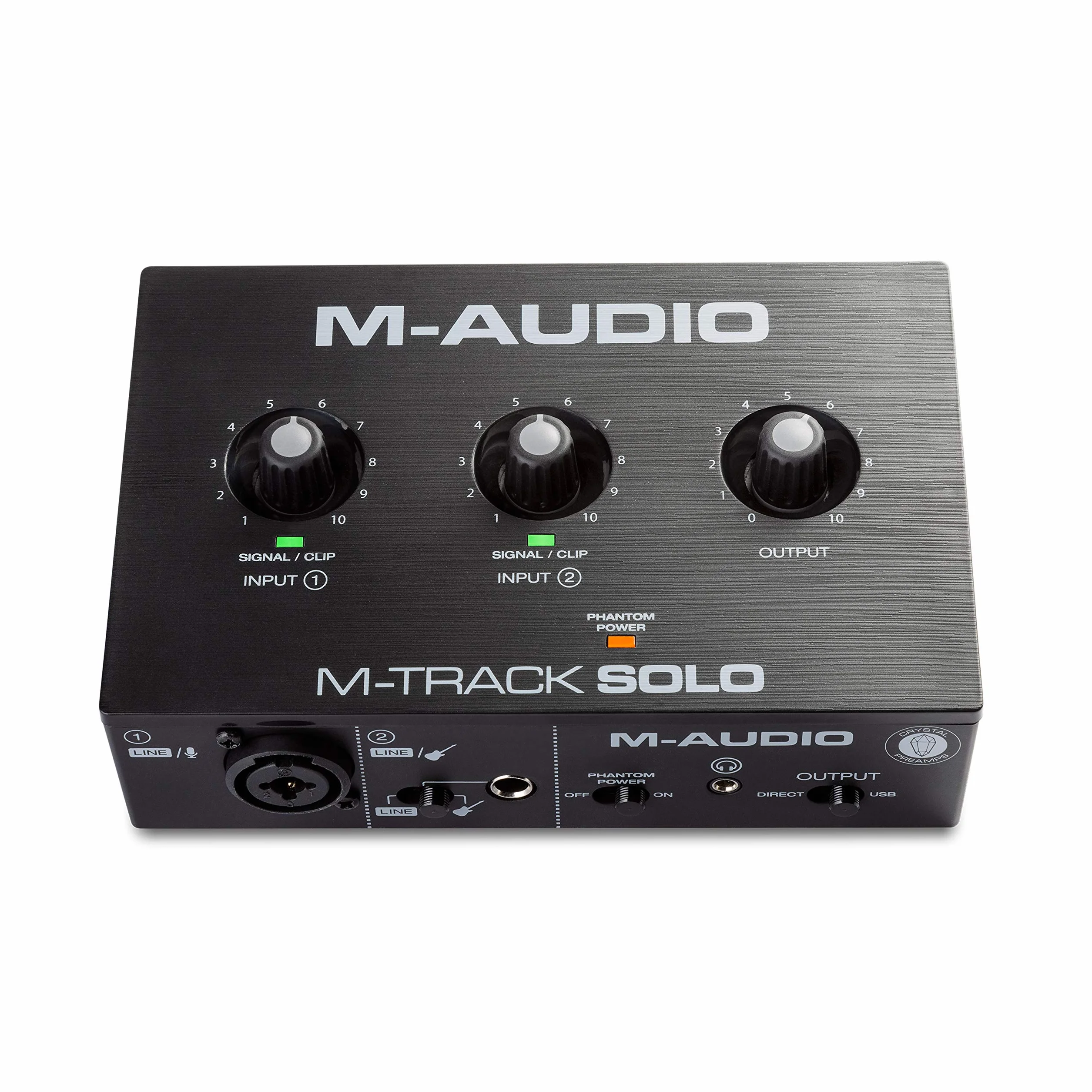 M-AUDIO M-Track Solo Interfejs Audio USB XLR Line DI do nagrywania streamingu podcastów