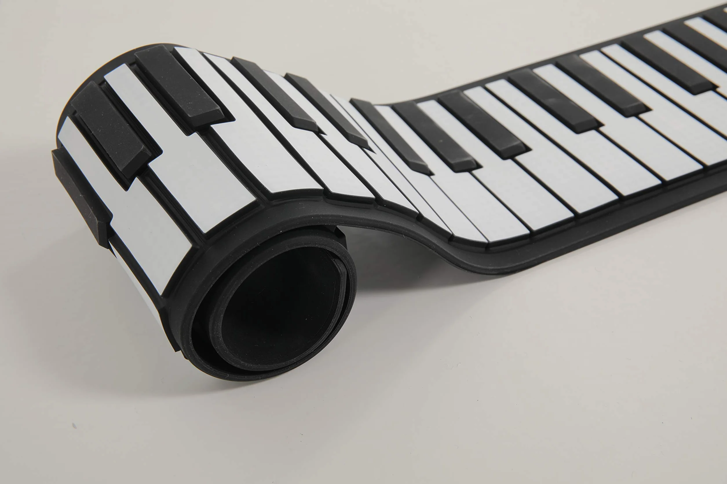 Streetlife Elektroniczny Roll Piano 49 przycisków, czarny