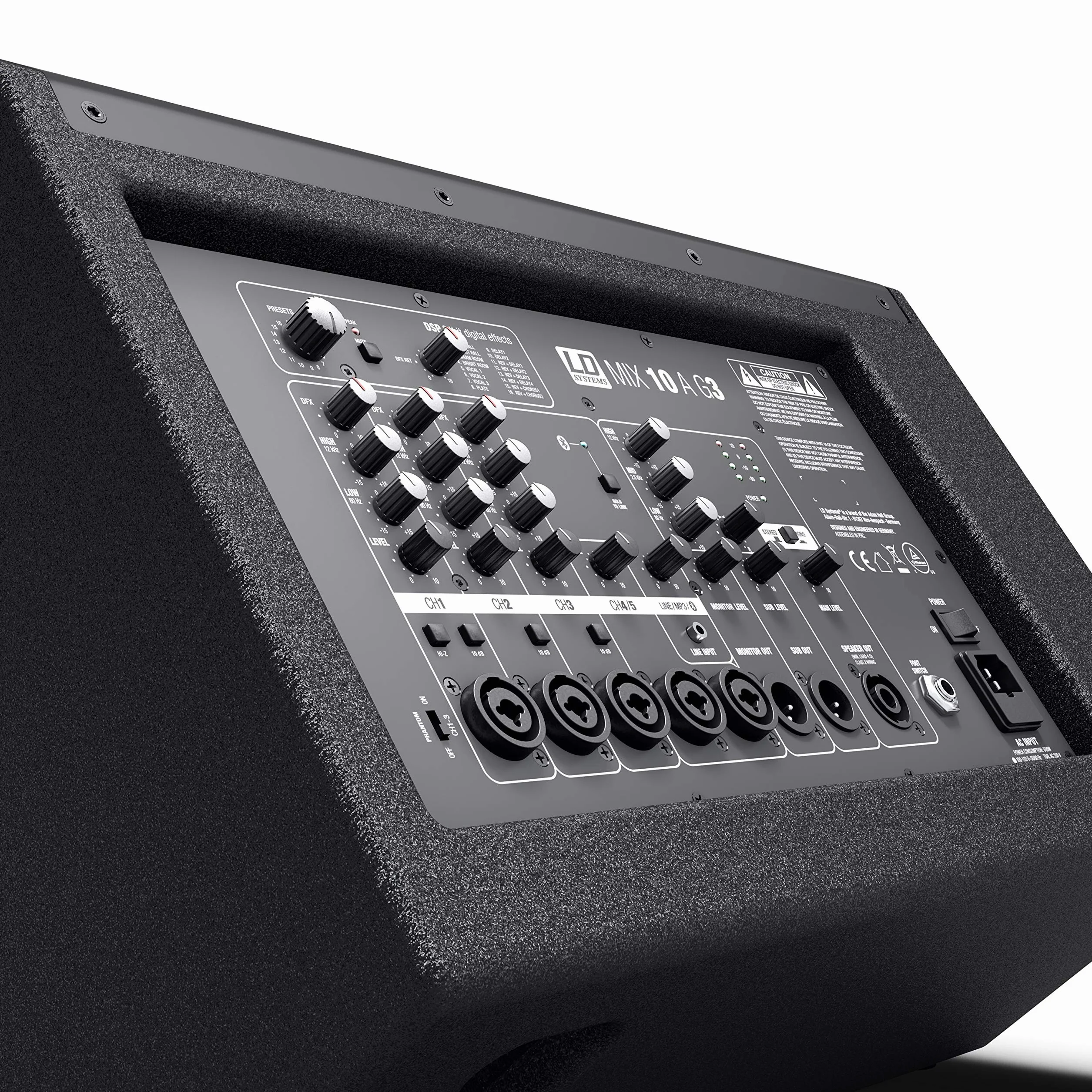 LD Systems MIX 10 A G3-2-drożny aktywny głośnik ze zintegrowanym 7-kanałowym mikserem