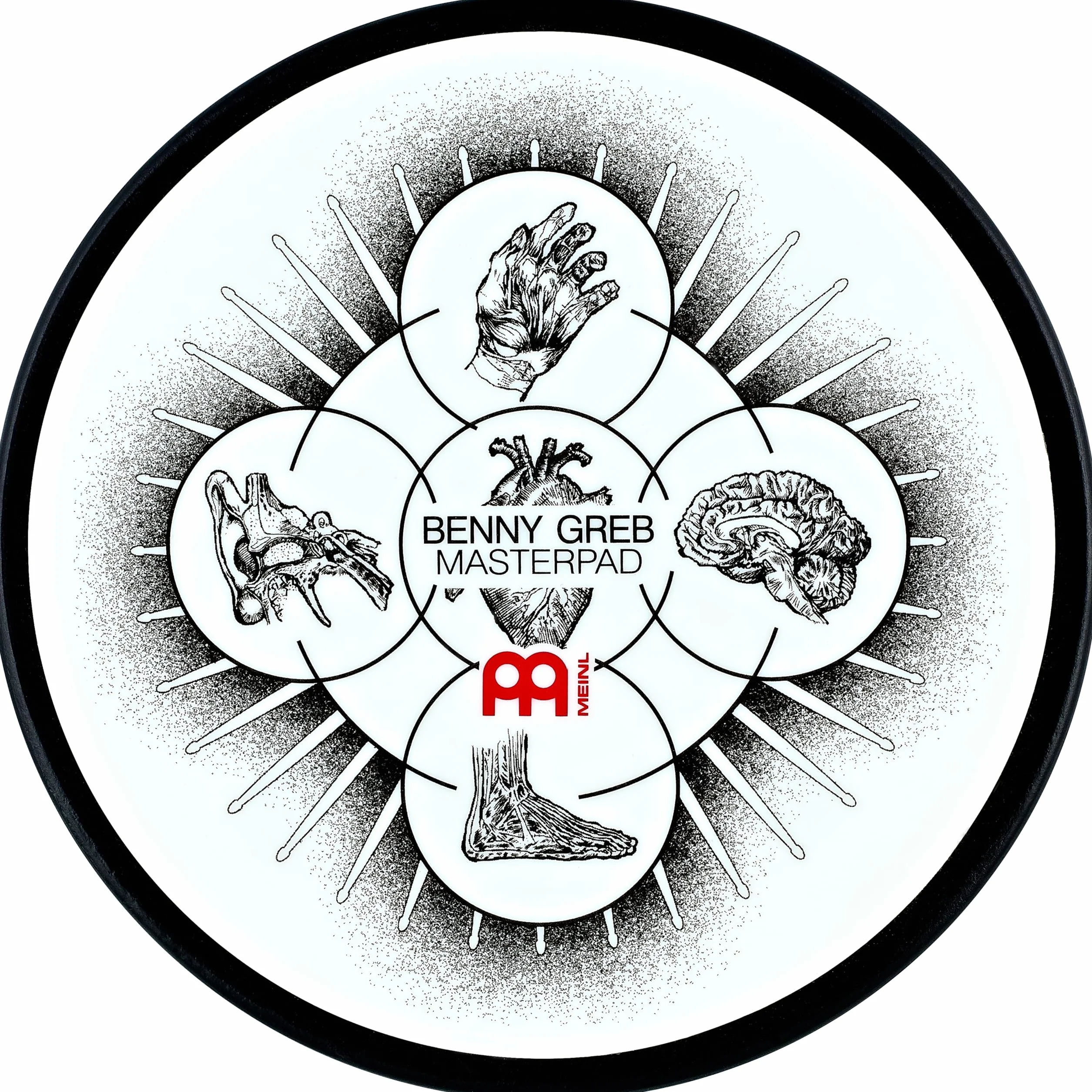 Meinl MPP-6-BG Practice Pad 6" Benny Greb - Akcesorium do perkusji