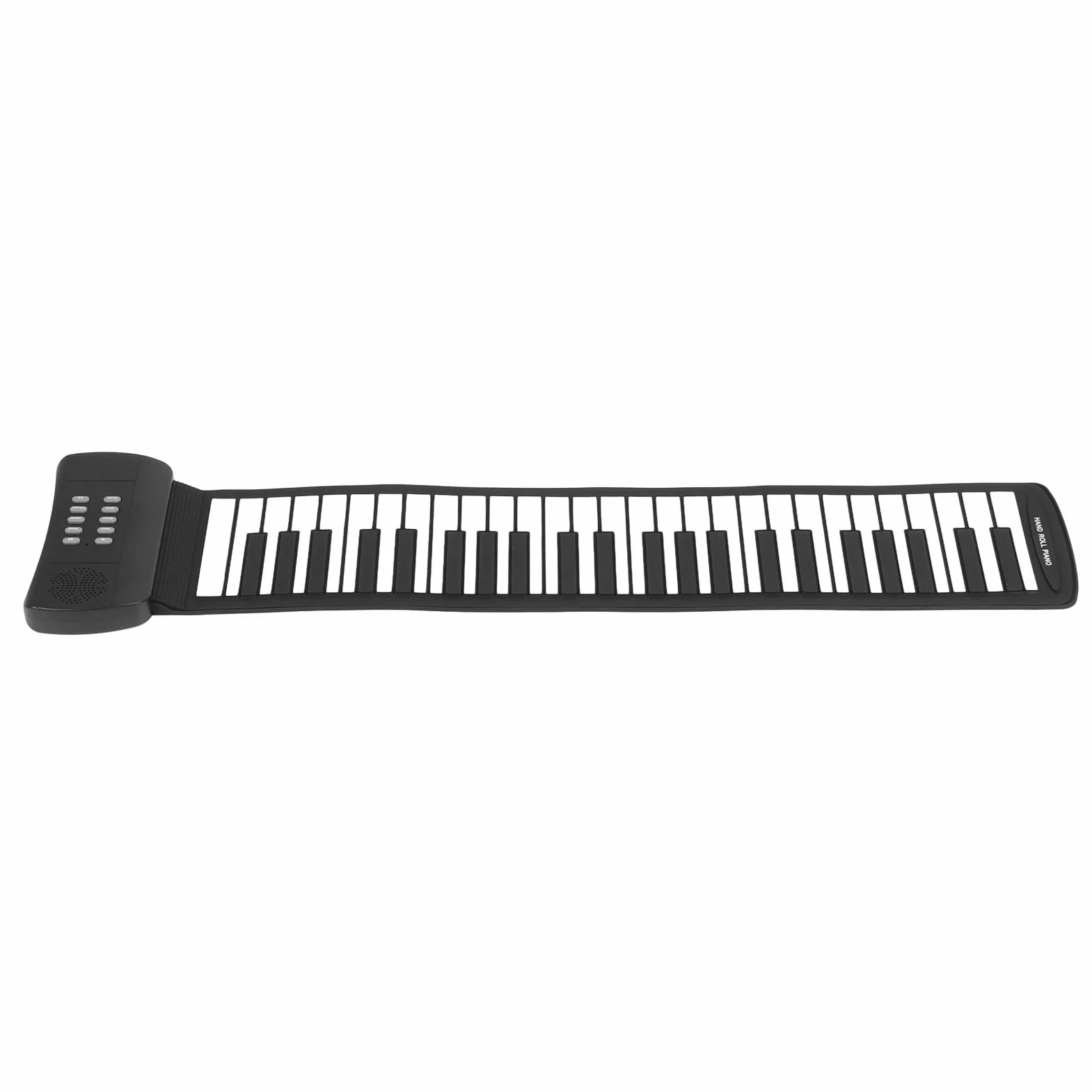 Roll Up Piano, 49 Klawiszy Przenośne Elektroniczne Pianino, Dźwięk Przestrzenny 4D USB Elektroniczne Ręczne Pianino Zwijane, dla Początkujących Dorosłych Prezenty(PM49)