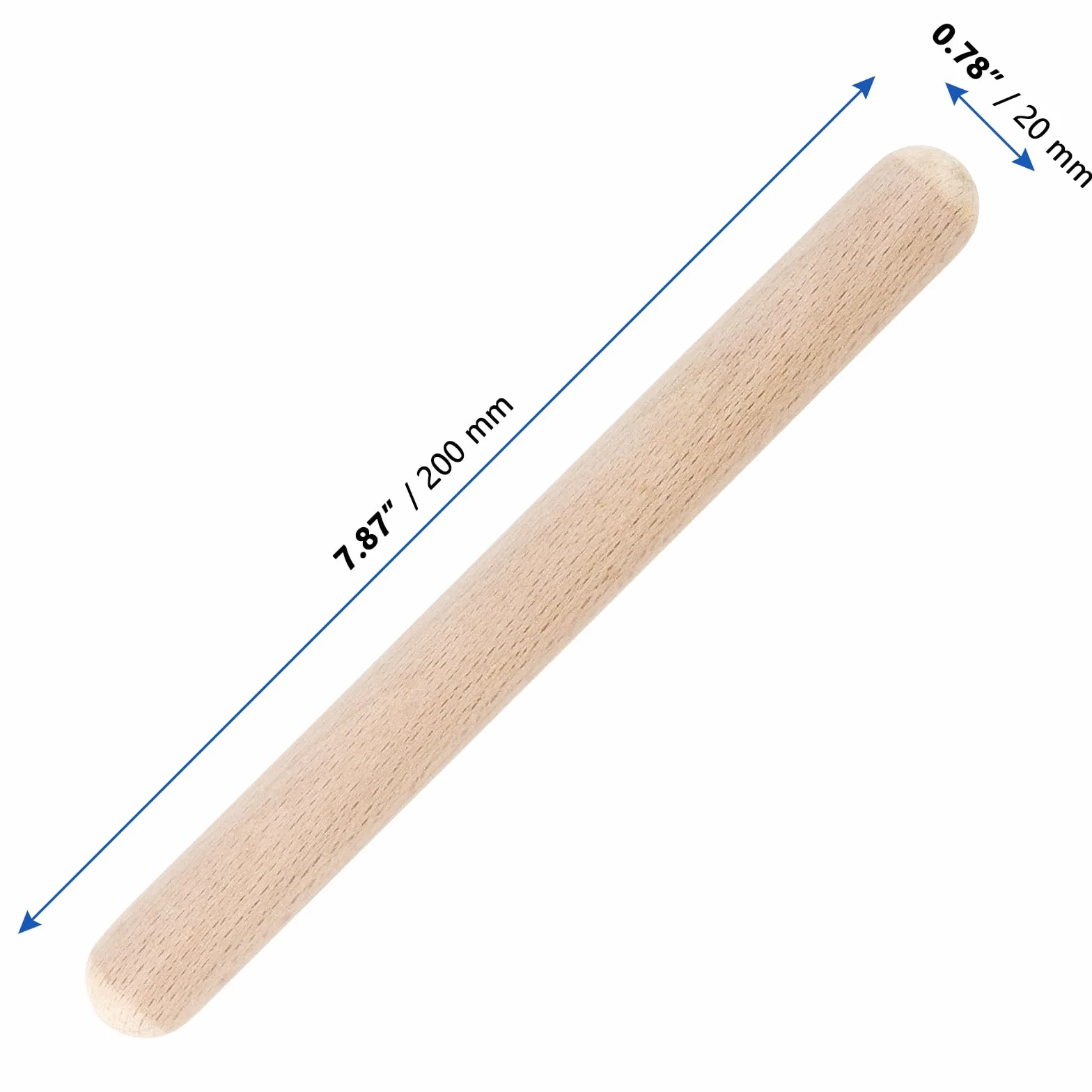 16 sztuk 20 cm zestaw kijków rytmicznych, instrument z drewna d?wi?kowego 2 cm, drewniane pa?eczki d?wi?kowe do perkusji, zespo?ów, lekcji muzyki