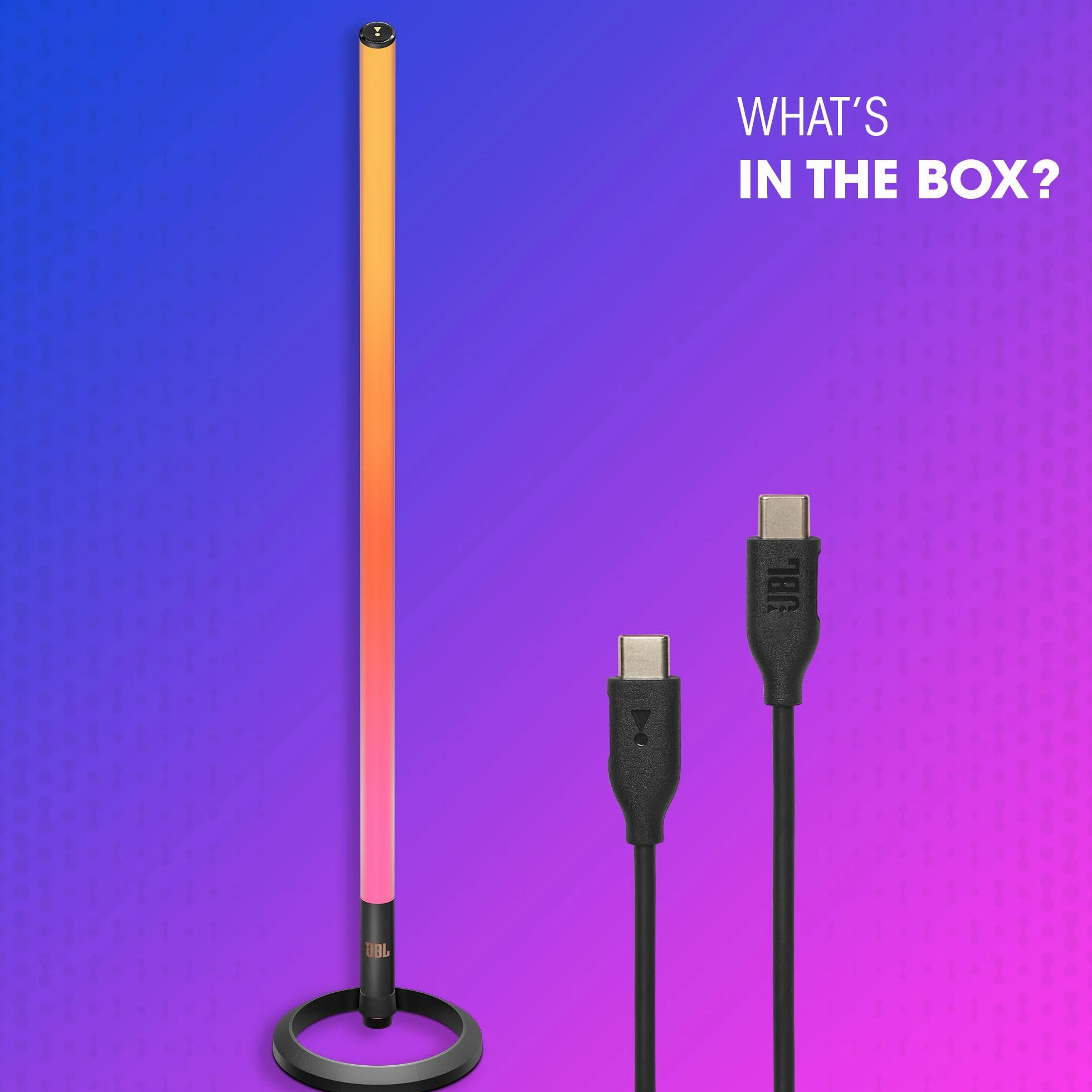 JBL PartyLight Stick przenośna Bluetooth listwa świetlna LED RGB 360° bateria 8H