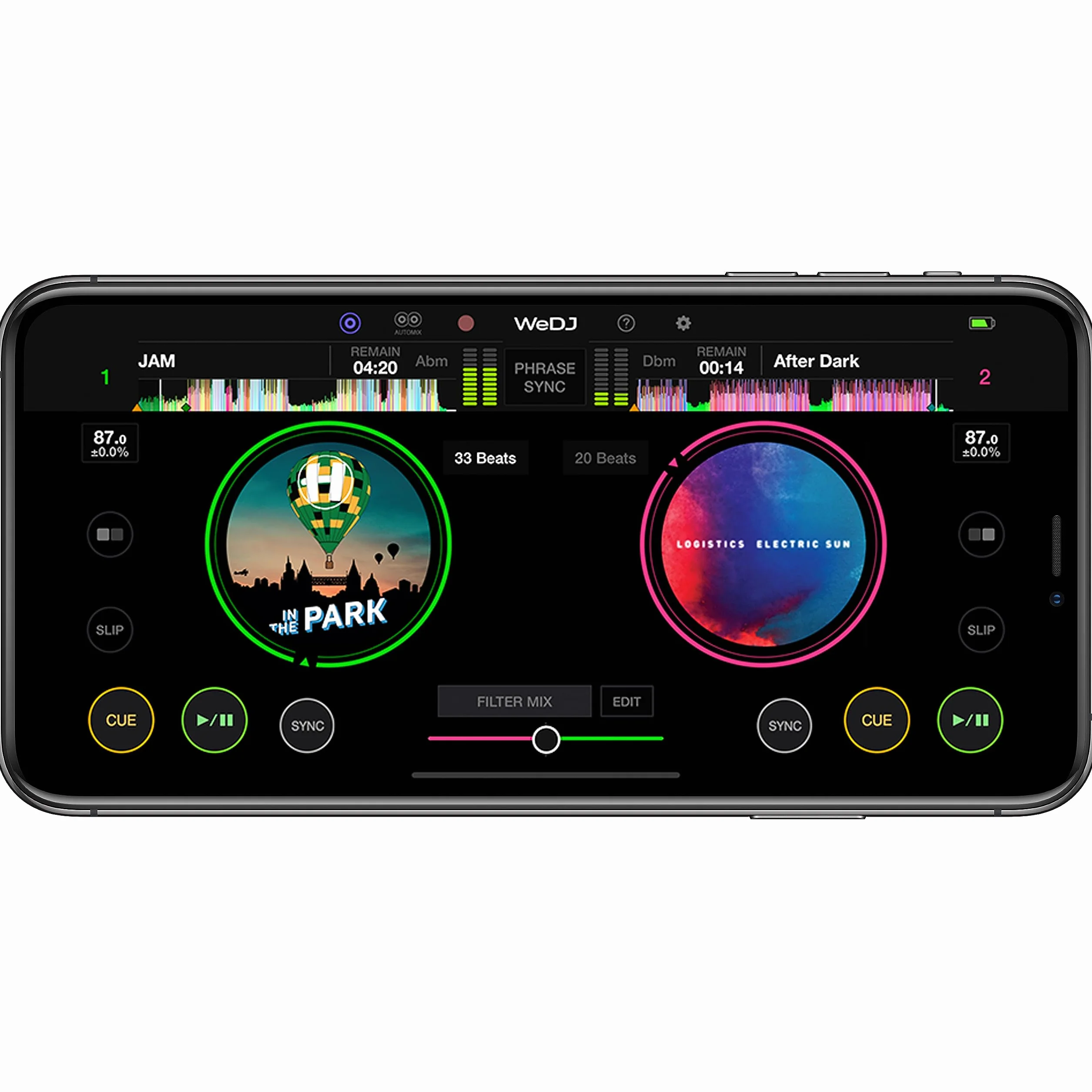 Pioneer DDJ-200 – kontroler wejścia Bluetooth dla DJ-ów ze smartfonem, czarny