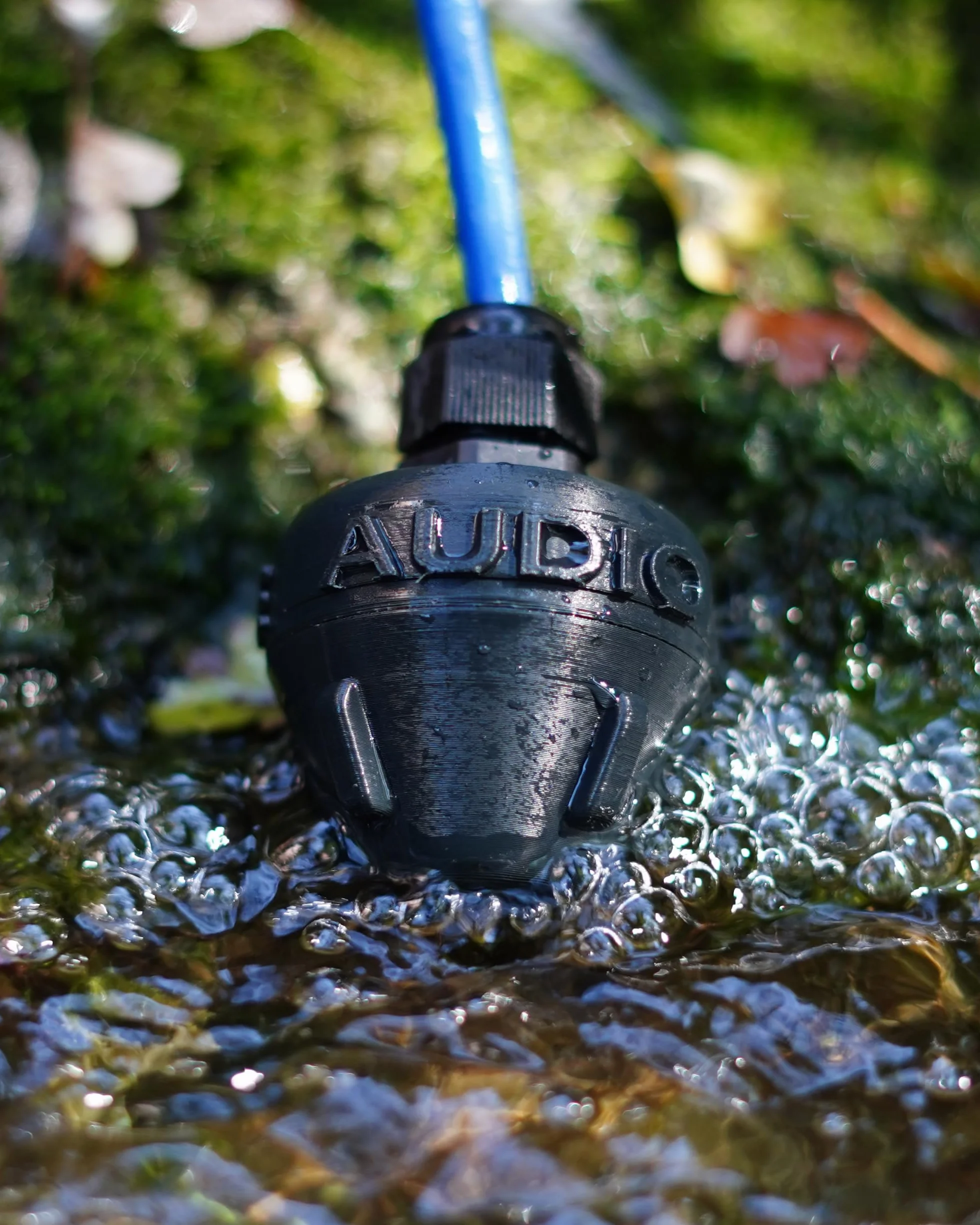Hidrófono Modułowa jednostka podwodna z mikrokontaktem (Micrófono submarino, resistente al agua, wodoodporny, hidrofóbico) (3 metro, mini jack 3,5 mm)