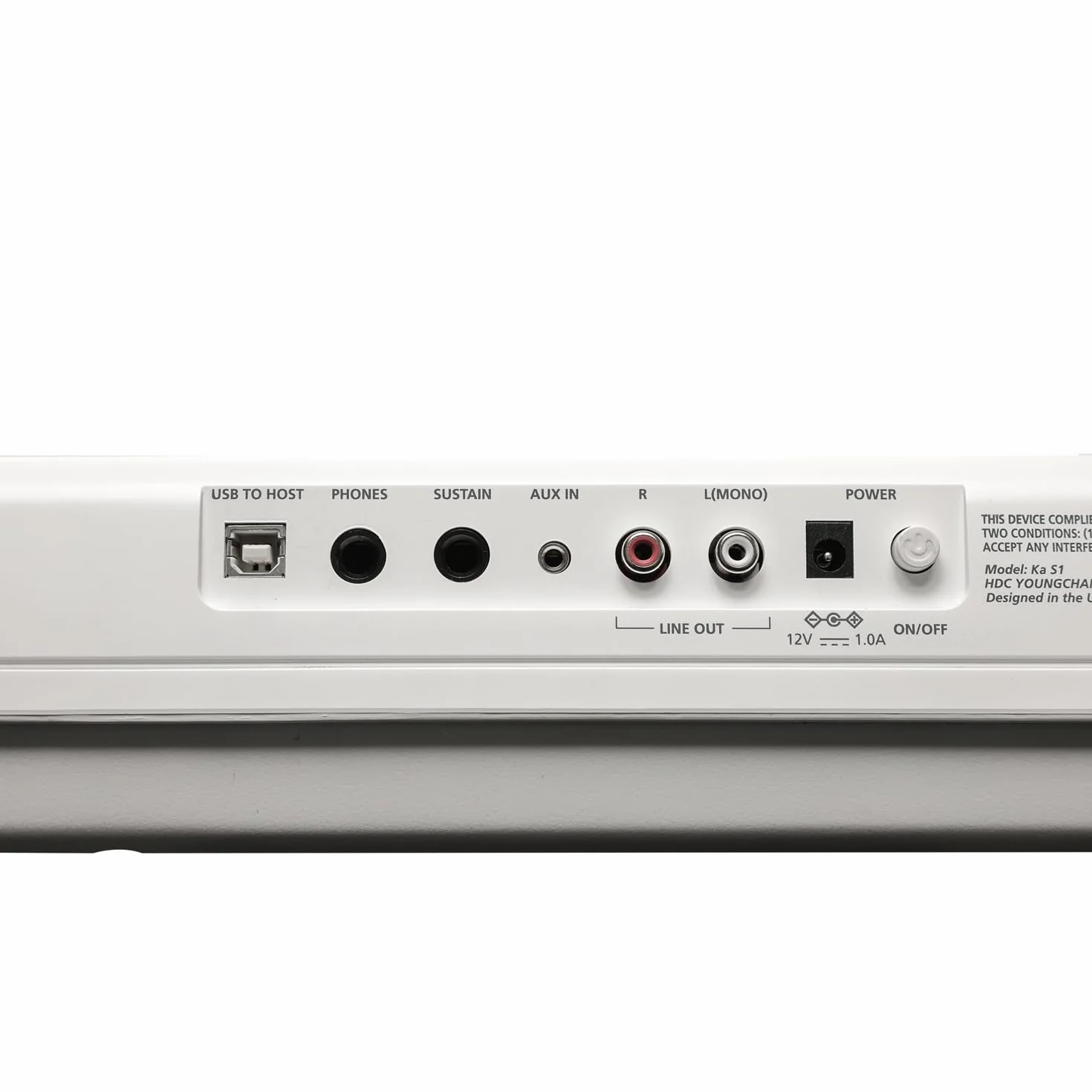 Kurzweil KaS1 pianino cyfrowe 88 przycisków mechanizm młotkowy 128-głosowa polifonia biały